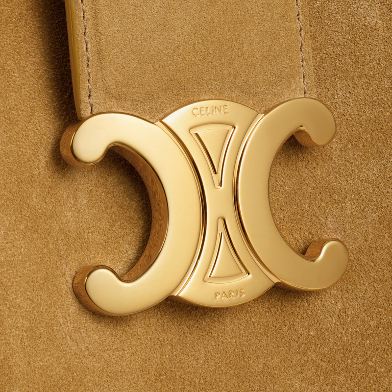 MEDIUM LOUISE BAG in SUEDE CALFSKIN 5