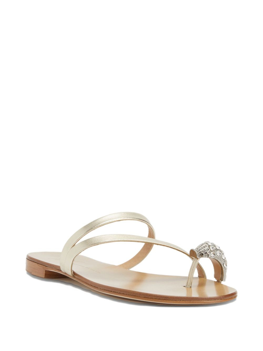 Febe Carre embellished-toe leather sandals - 2