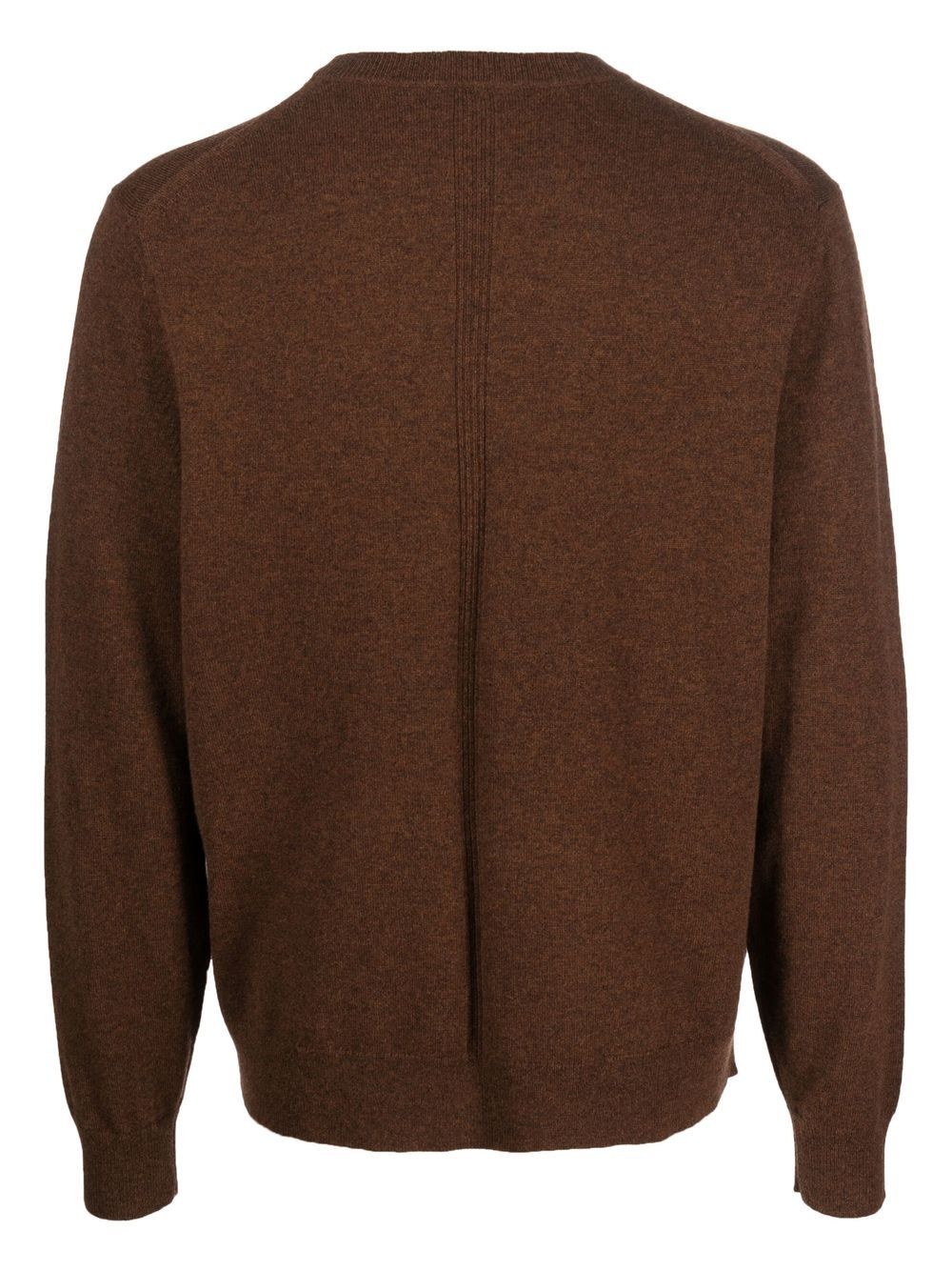 round-neck knit jumper - 2