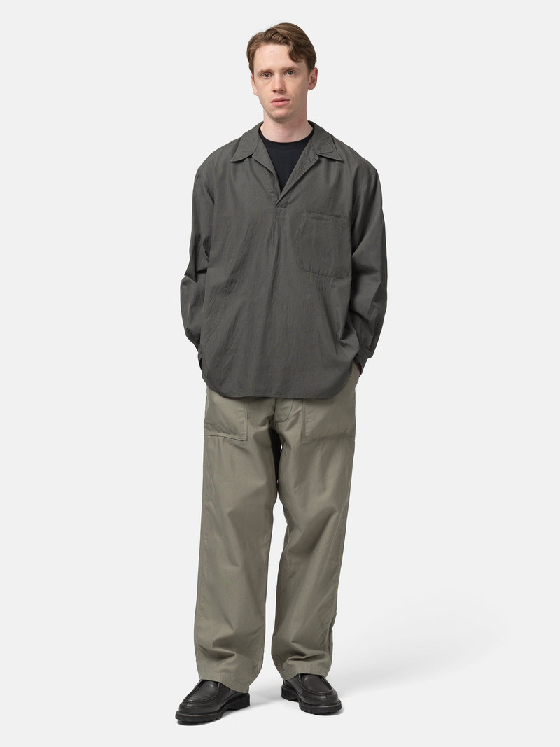 KAPTAIN SUNSHINE Pullover Shirt STRIPE Ink Black outlook