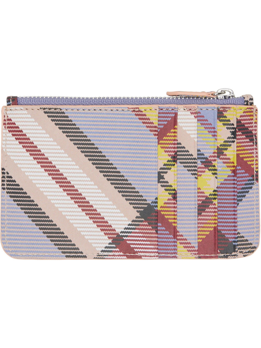 Multicolor Nubuck Half Moon Card Holder - 2