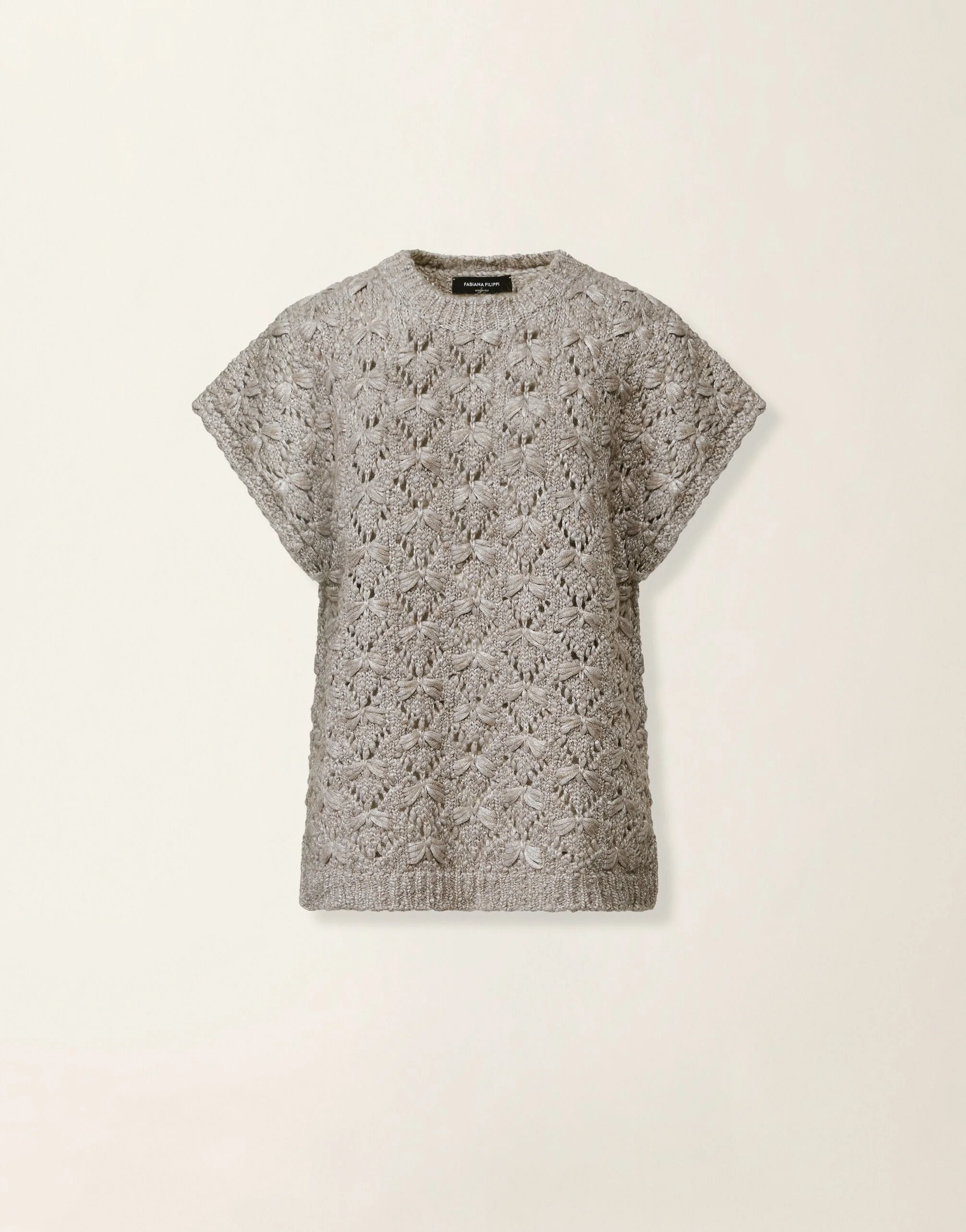 Padded yarn sweater - 1