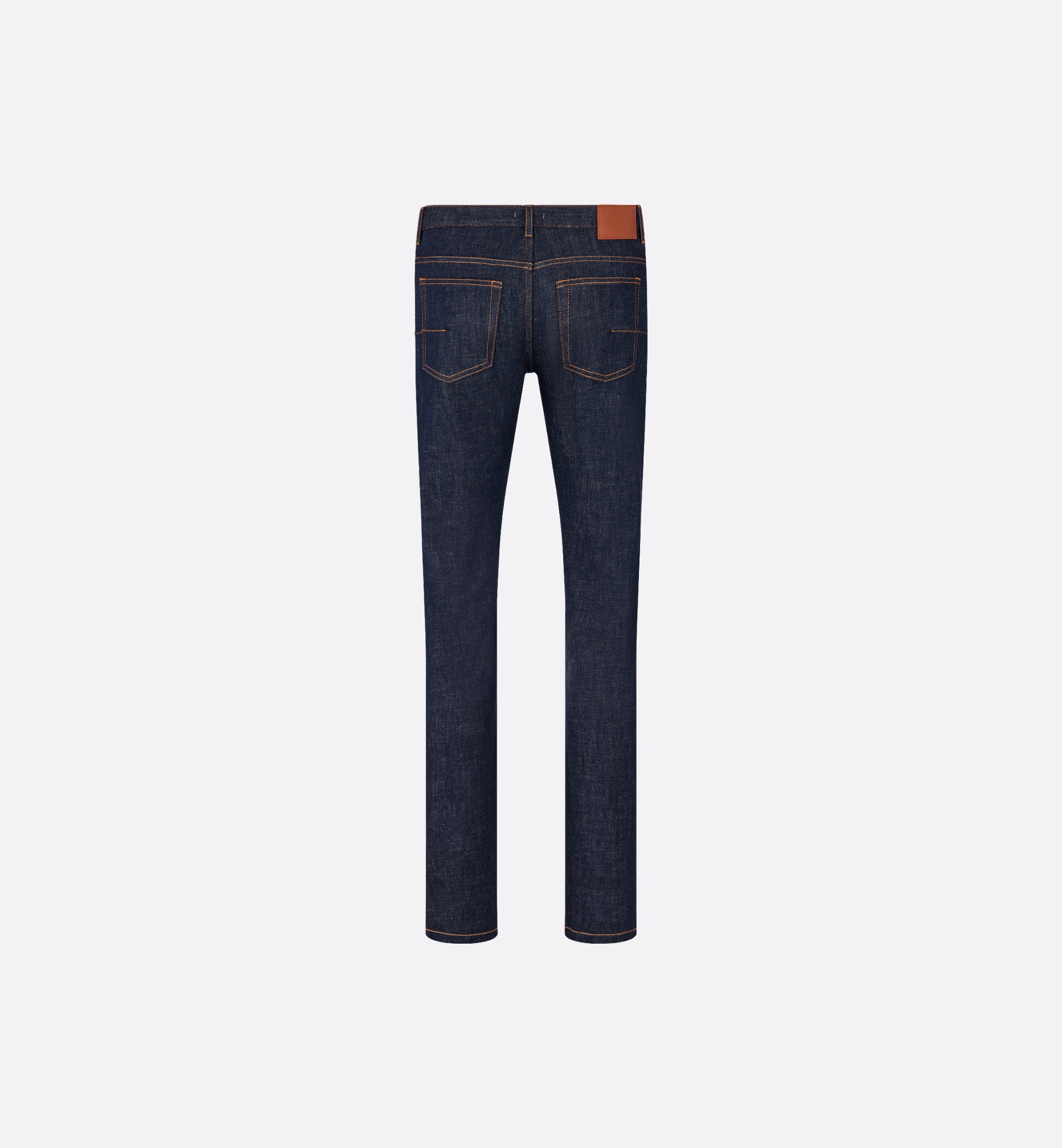 Long Slim-Fit Dior Oblique Jeans - 7