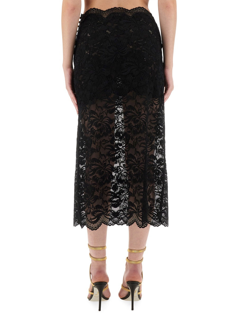 Lace Midi Skirt - 3