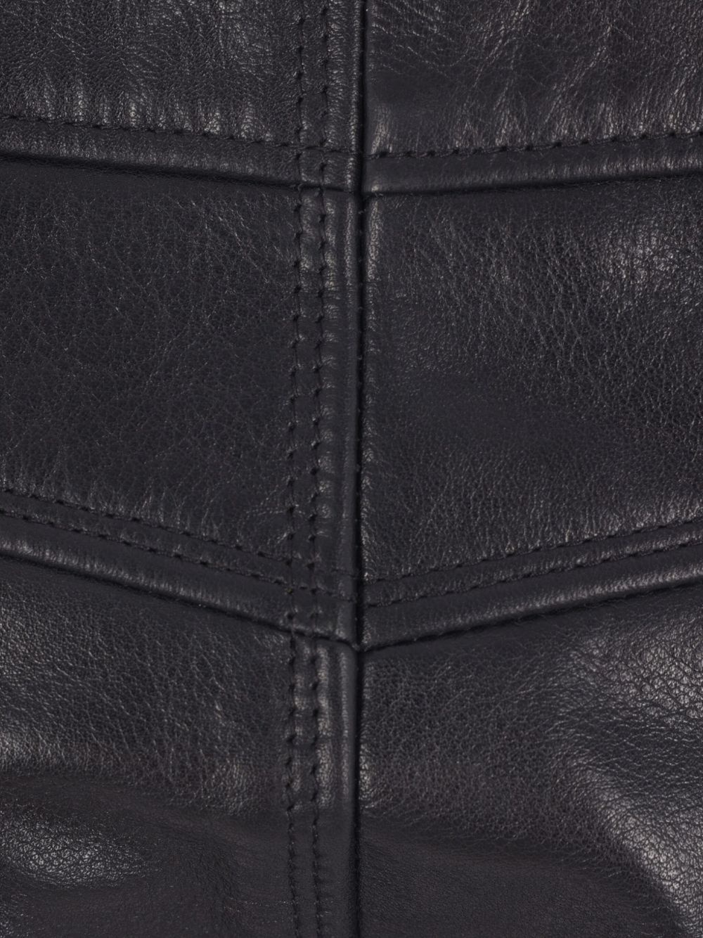 lace-up leather straight trousers - 4