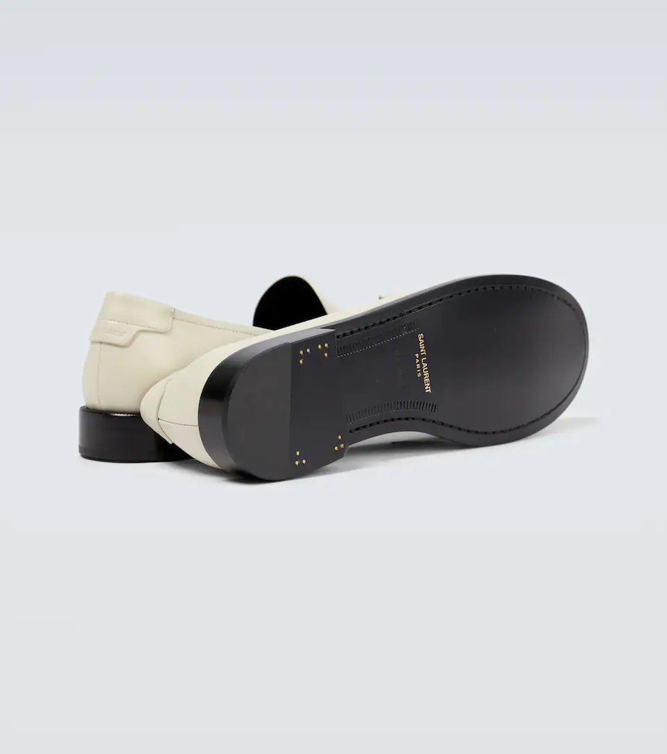 Le Loafer leather penny loafers - 7