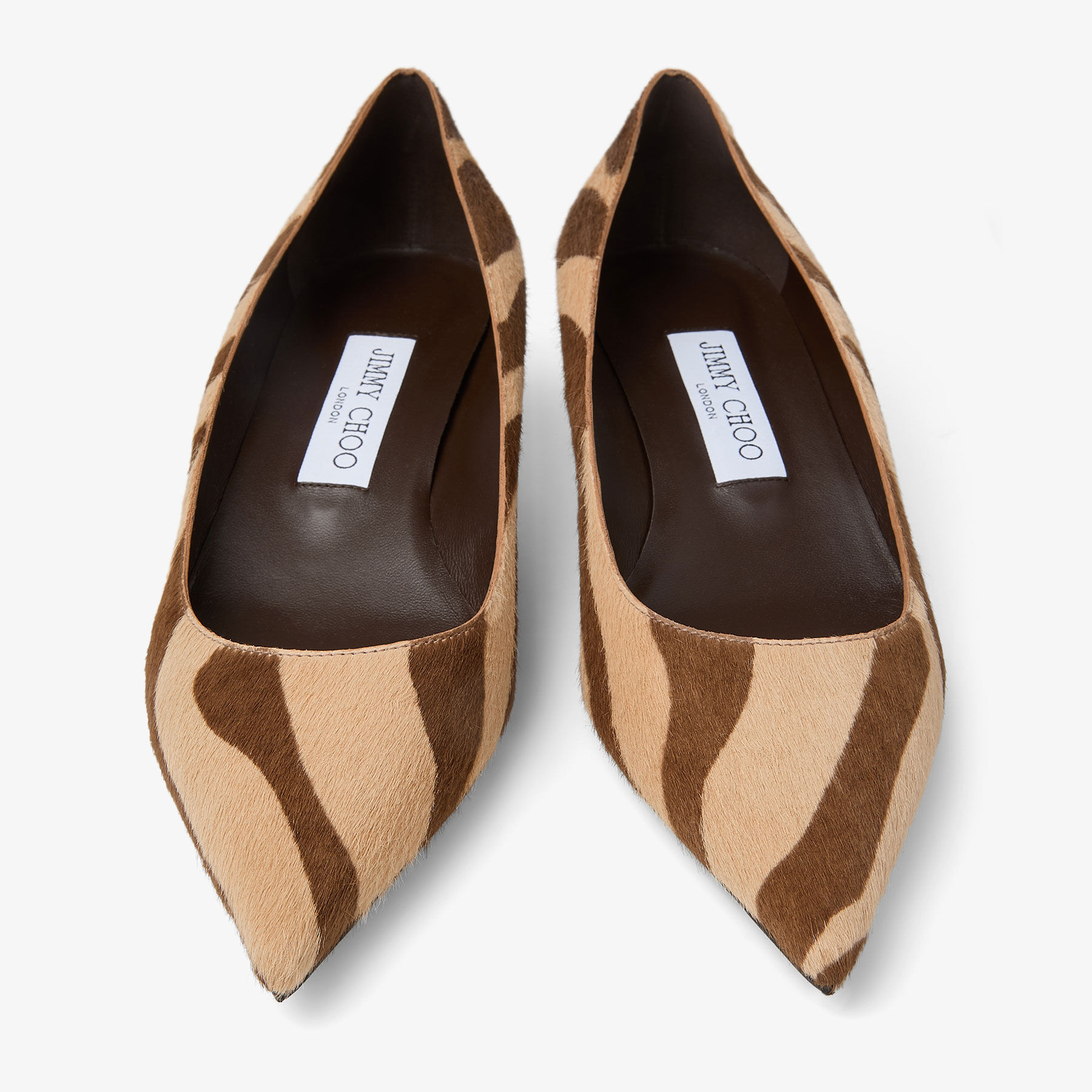 Amelia
Chocolate Zebra Printed Pony Pumps - 5