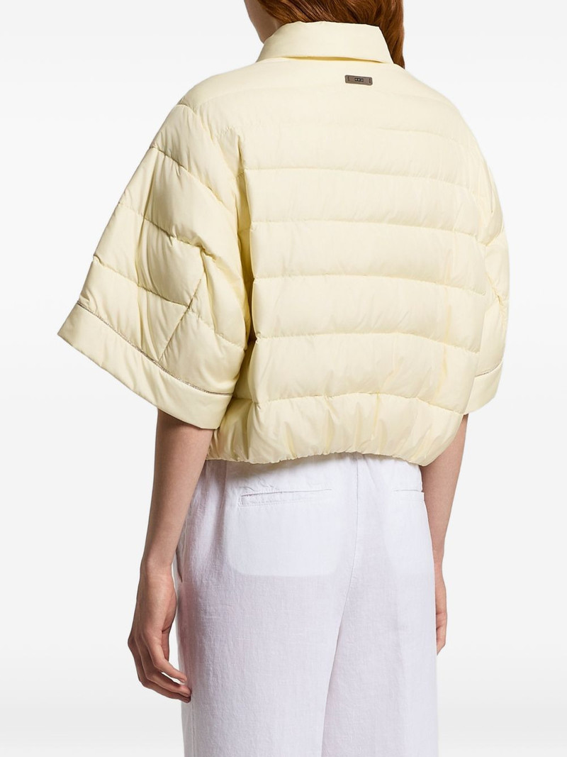 short-sleeve buttoned jacket 4
