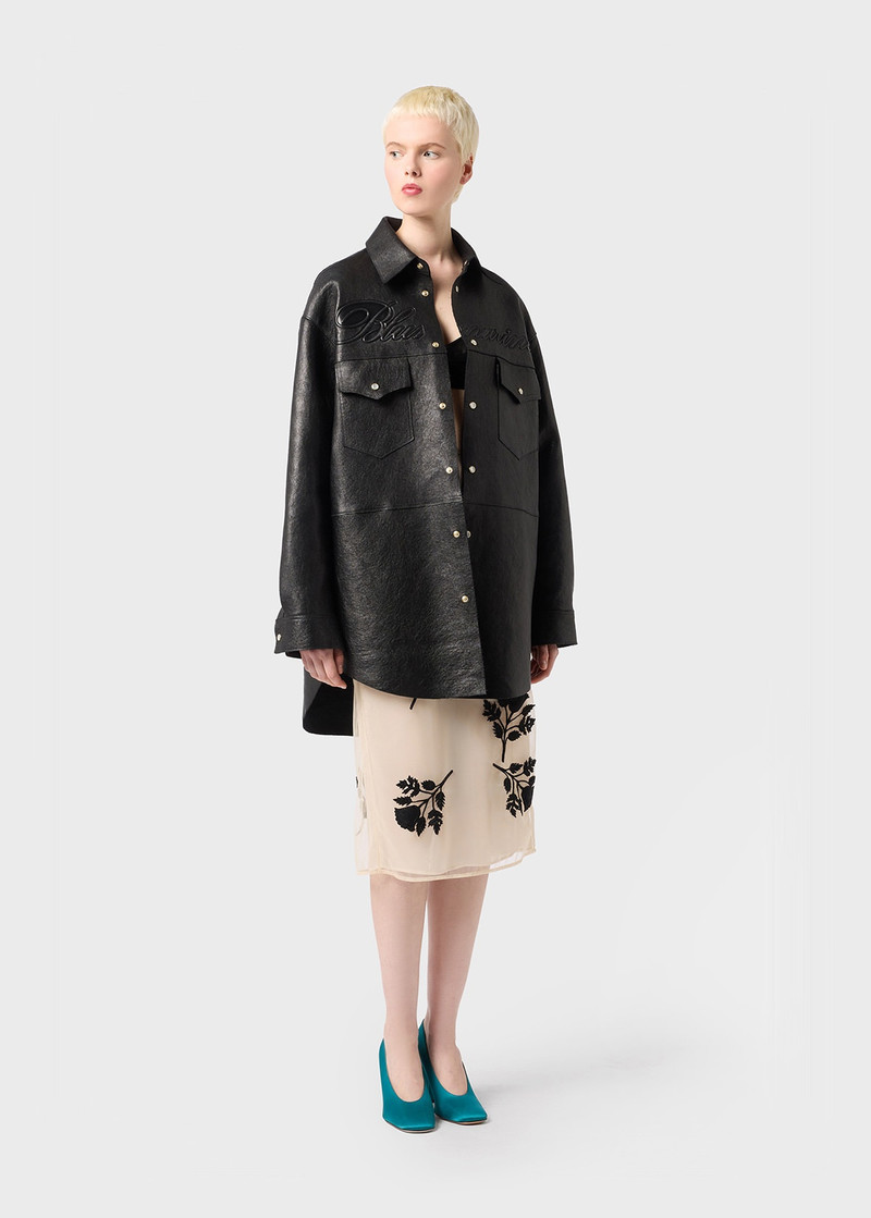 Blumarine TULLE SKIRT WITH SATIN EMBROIDERY outlook