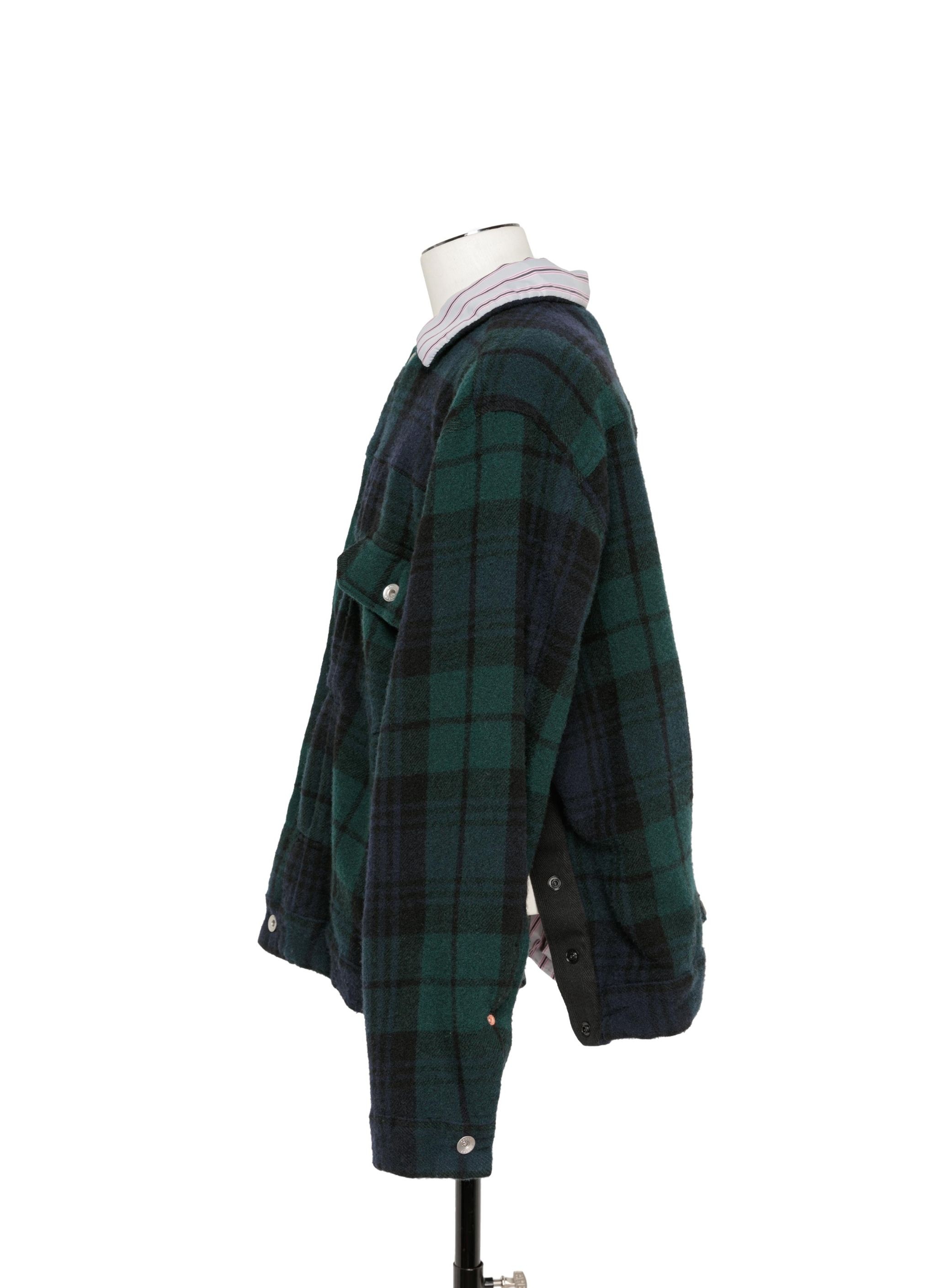 Wool Shrivel Reversible Blouson - 4
