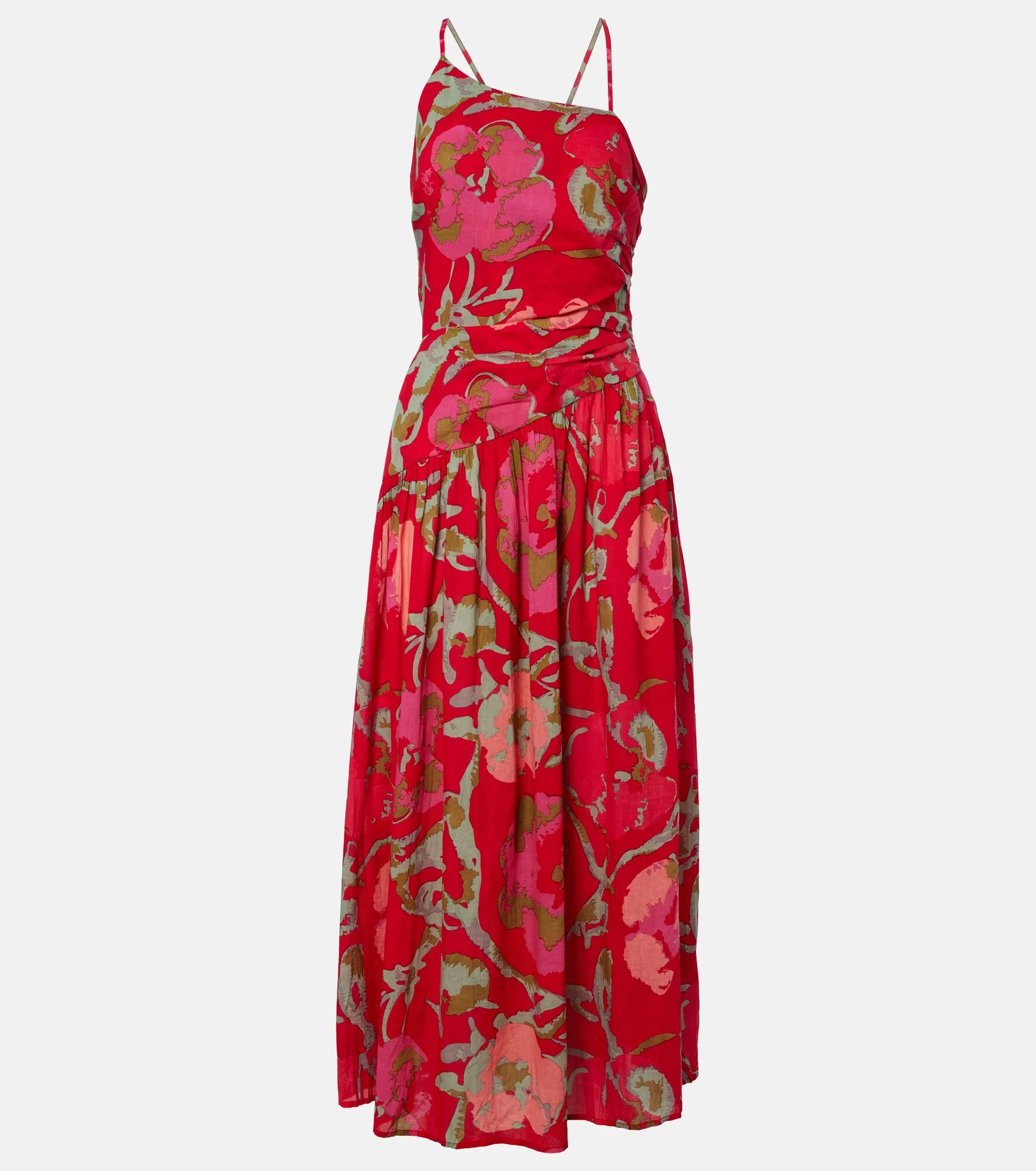 Cosima floral cotton midi dress - 1