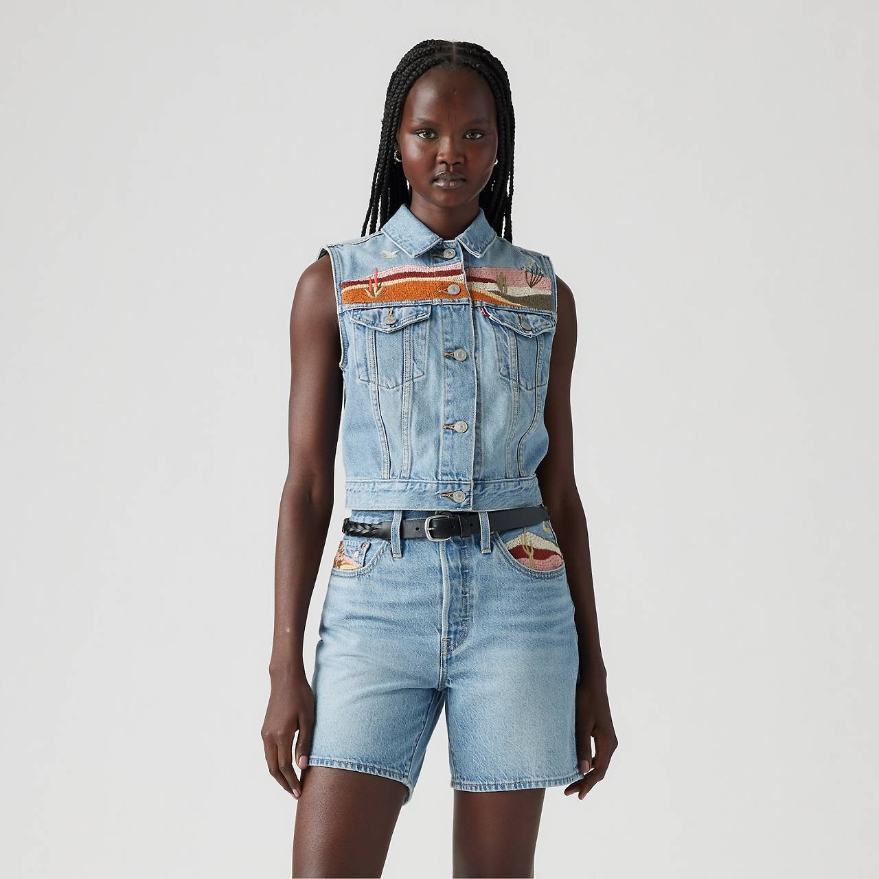 EMBROIDERED XS VEST - 2