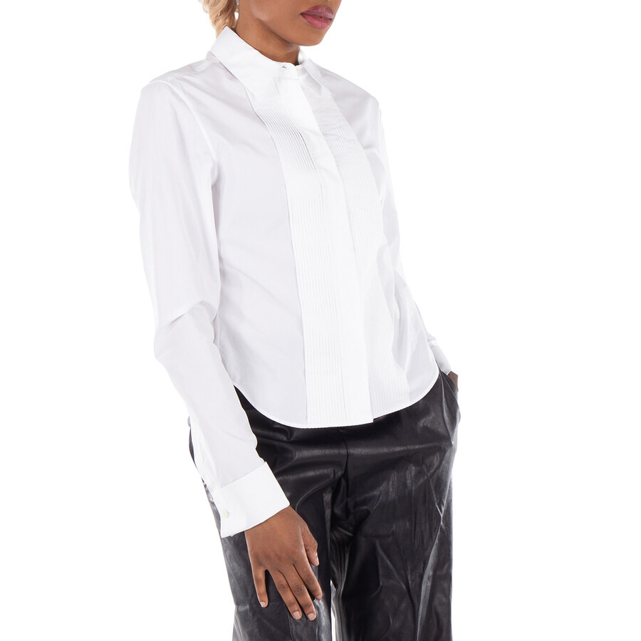 Loewe Front Button Pleated Cotton Shirt - 2