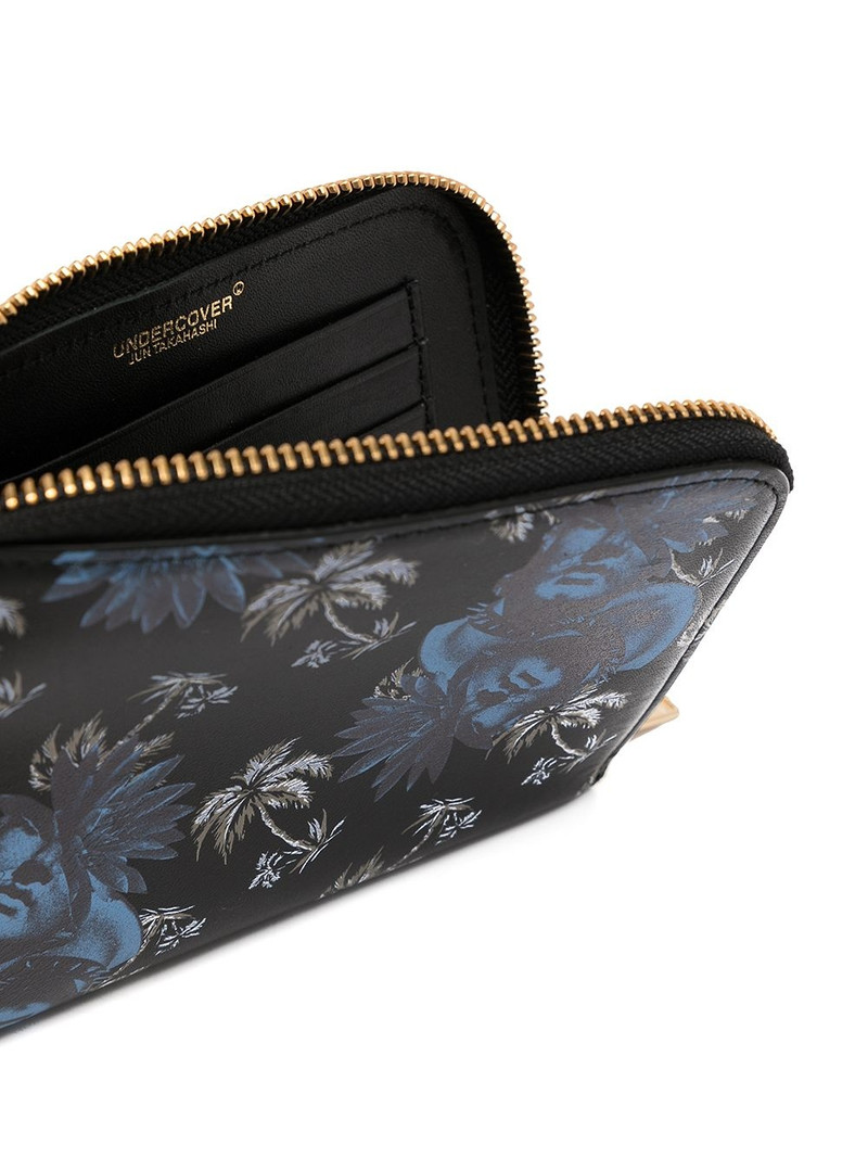 graphic-print leather wallet 3