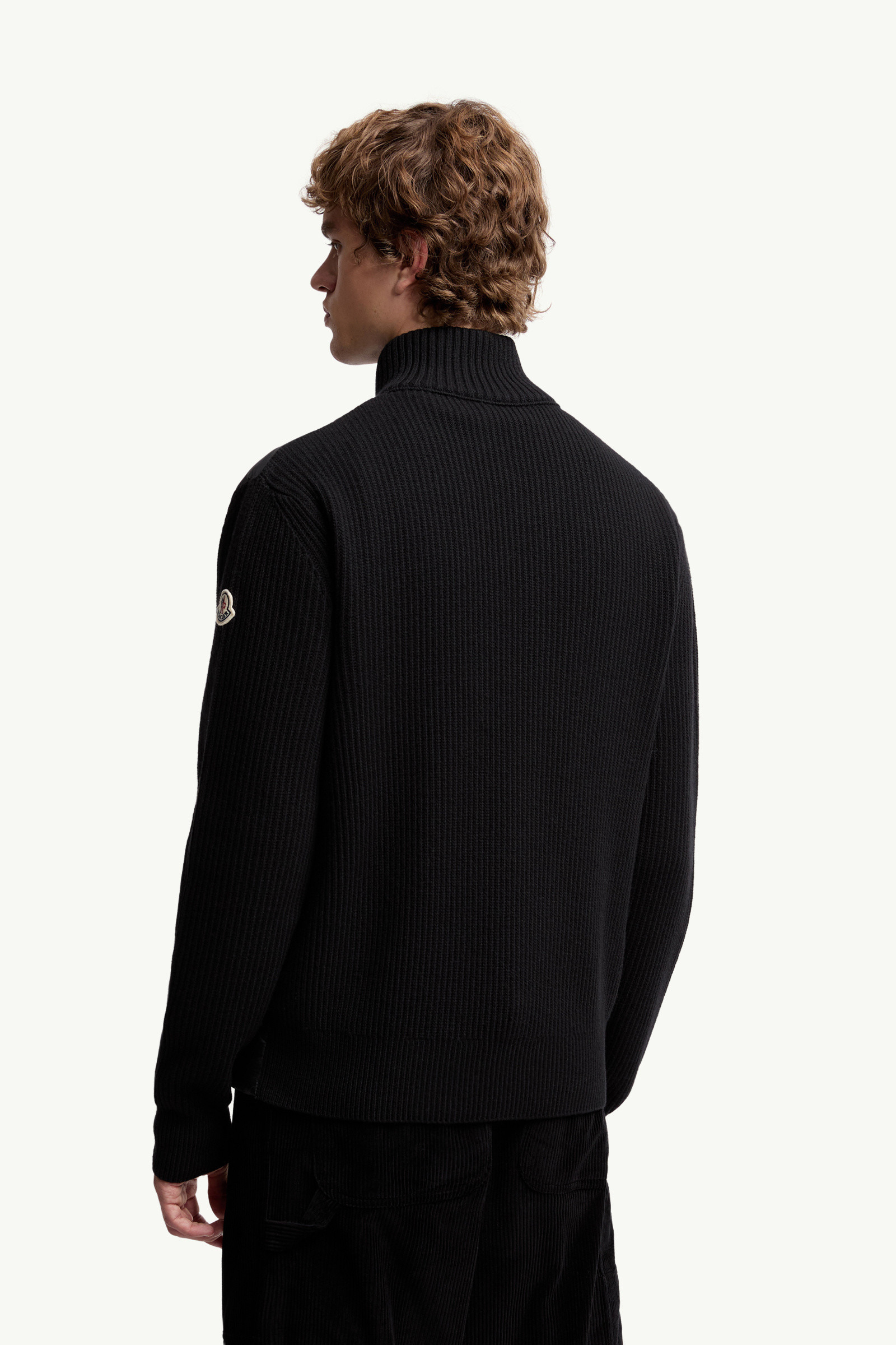 Padded Wool & Cashmere Zip-Up Cardigan - 5