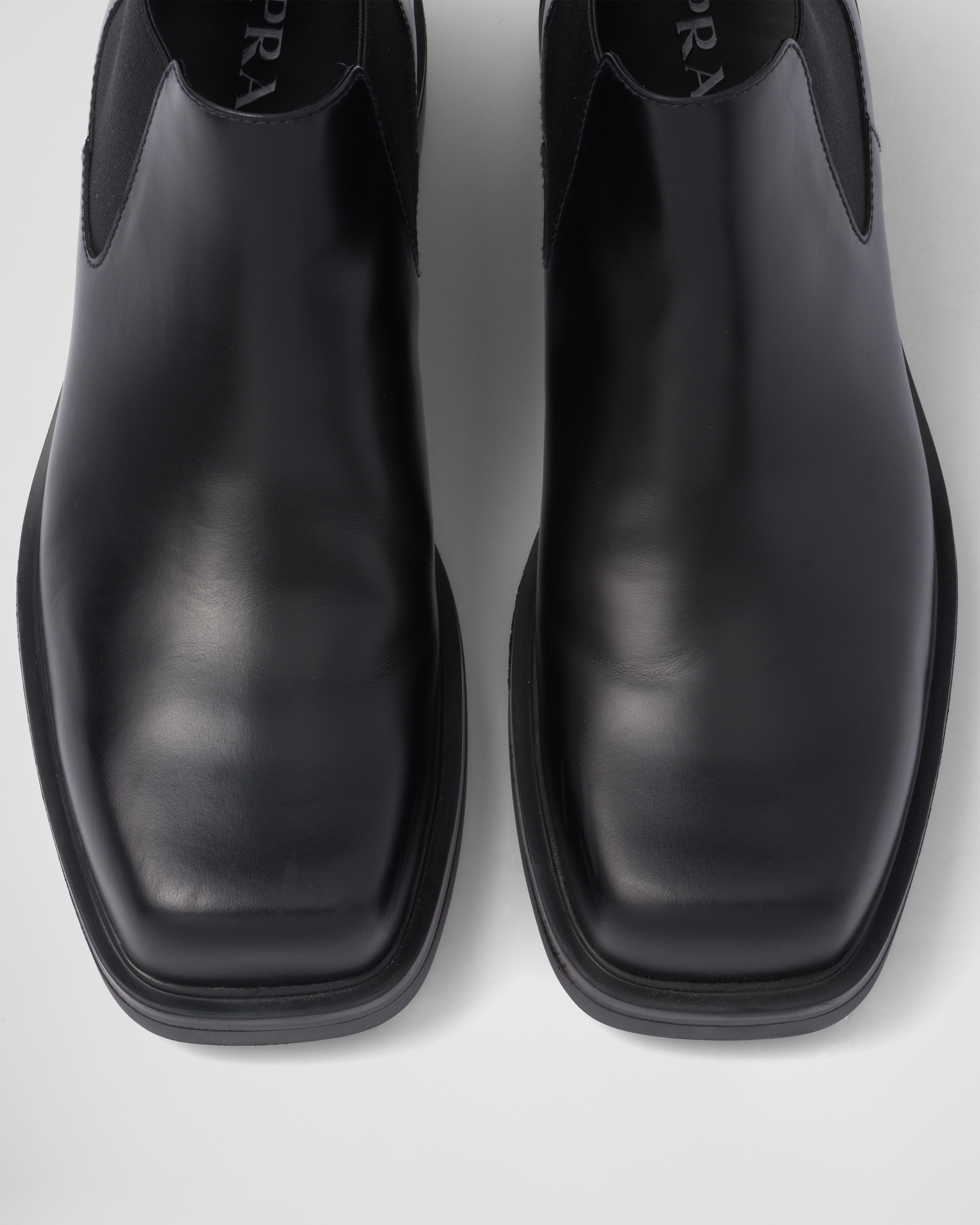 Brushed leather Chelsea boots - 6