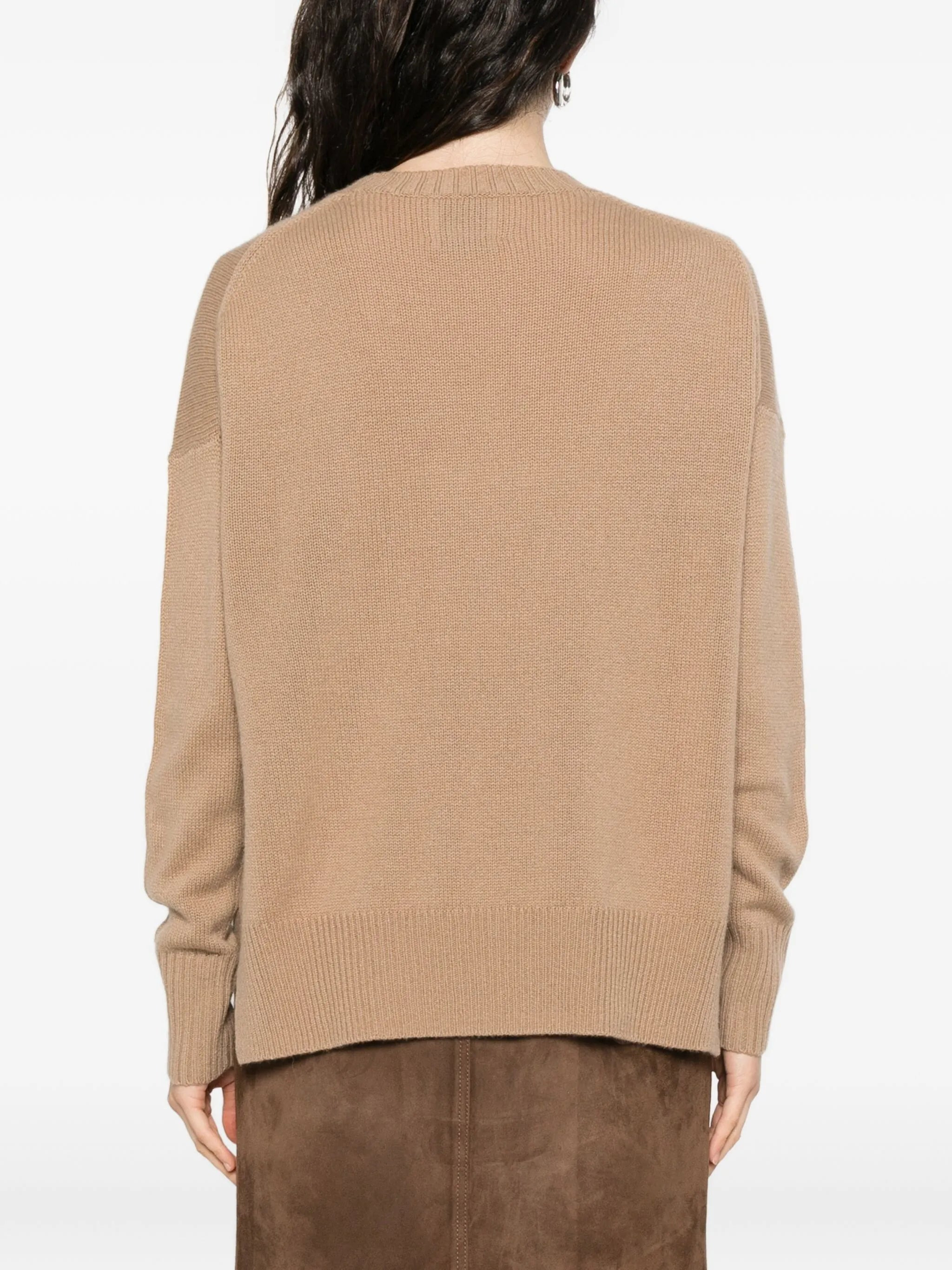 Allude Crew-neck Cashmere Sweater - 4
