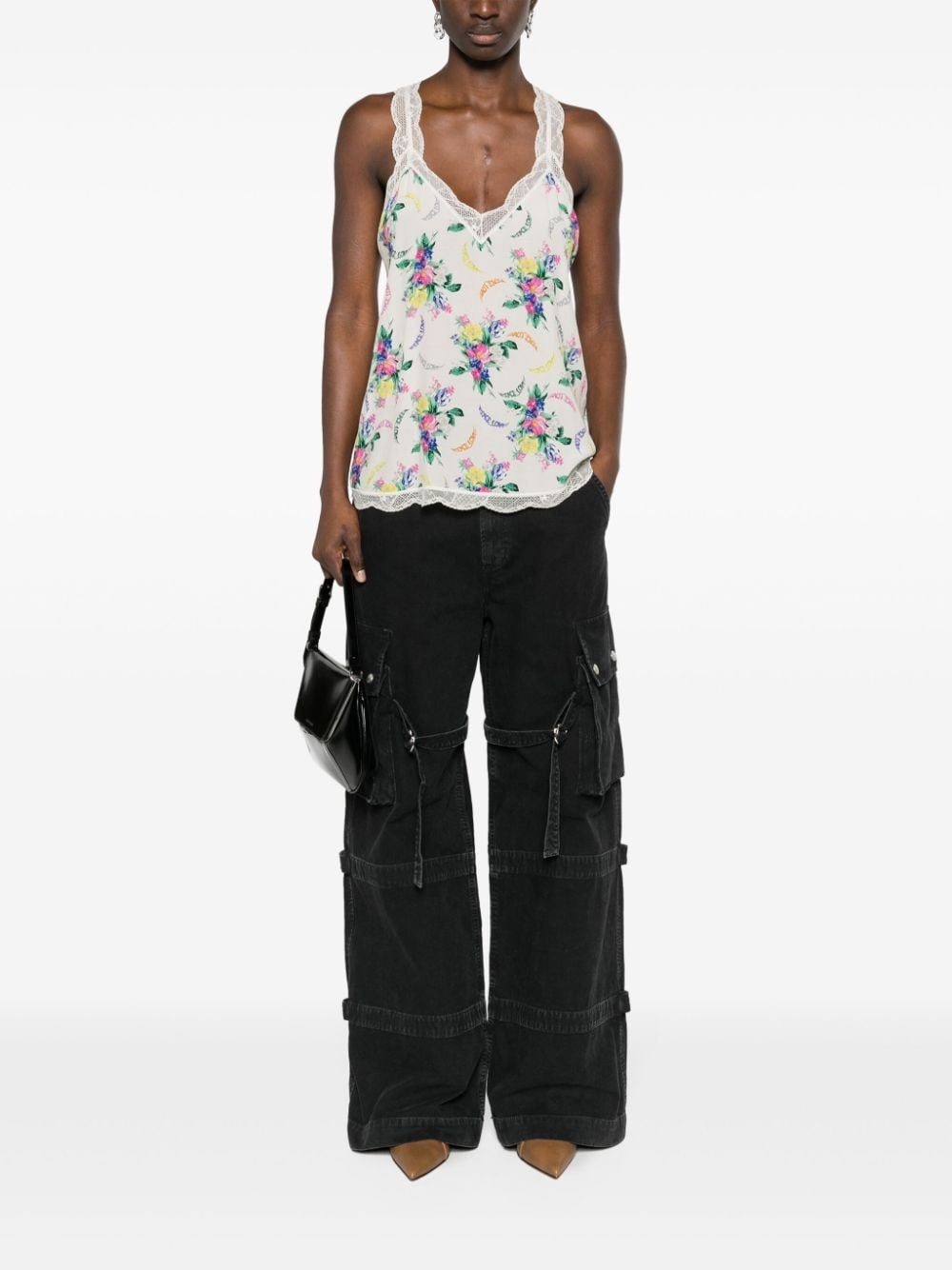 Chou floral-print blouse - 2