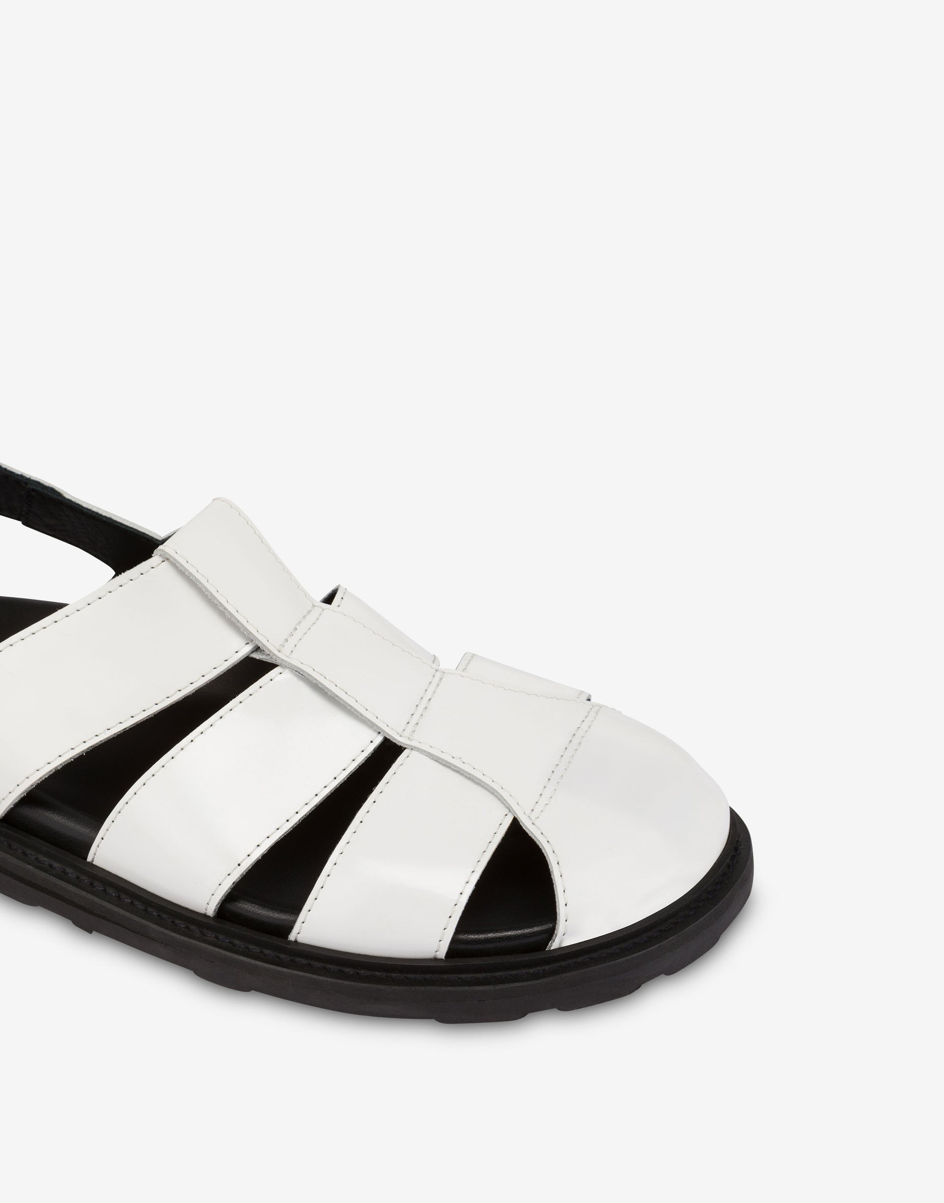 SANDALS IN BRUSHED CALF LEATHER SPORTY - 3