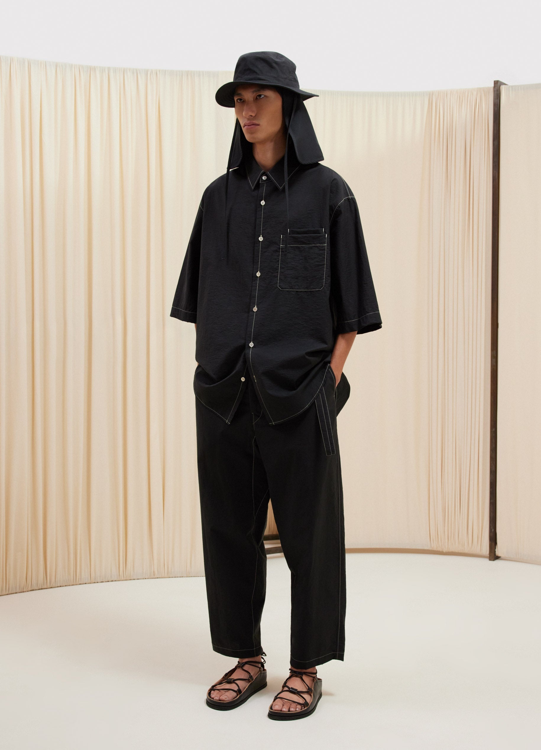 Lemaire Double Pocket Short Sleeve Shirt | Liberty