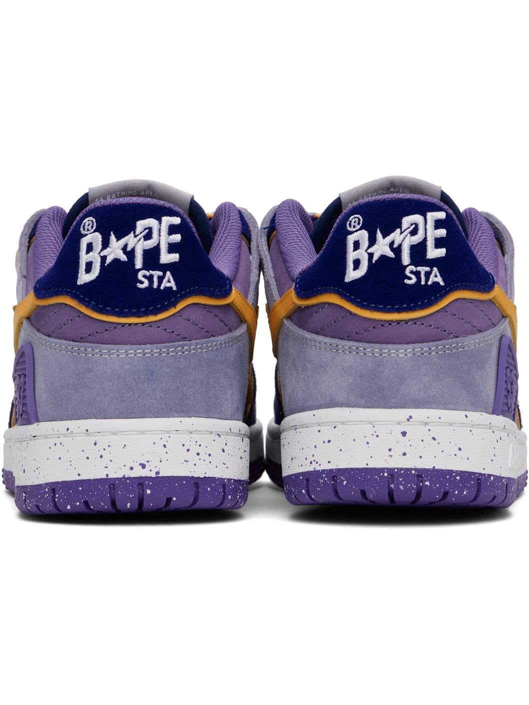 Purple BAPE SK8 STA #4 Sneakers - 2