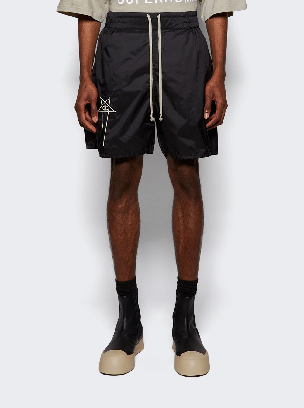 X  Champion Woven Shorts Black - 2