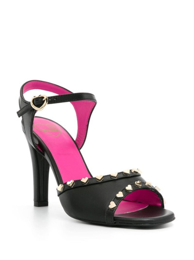 Moschino 105mm leather sandals outlook