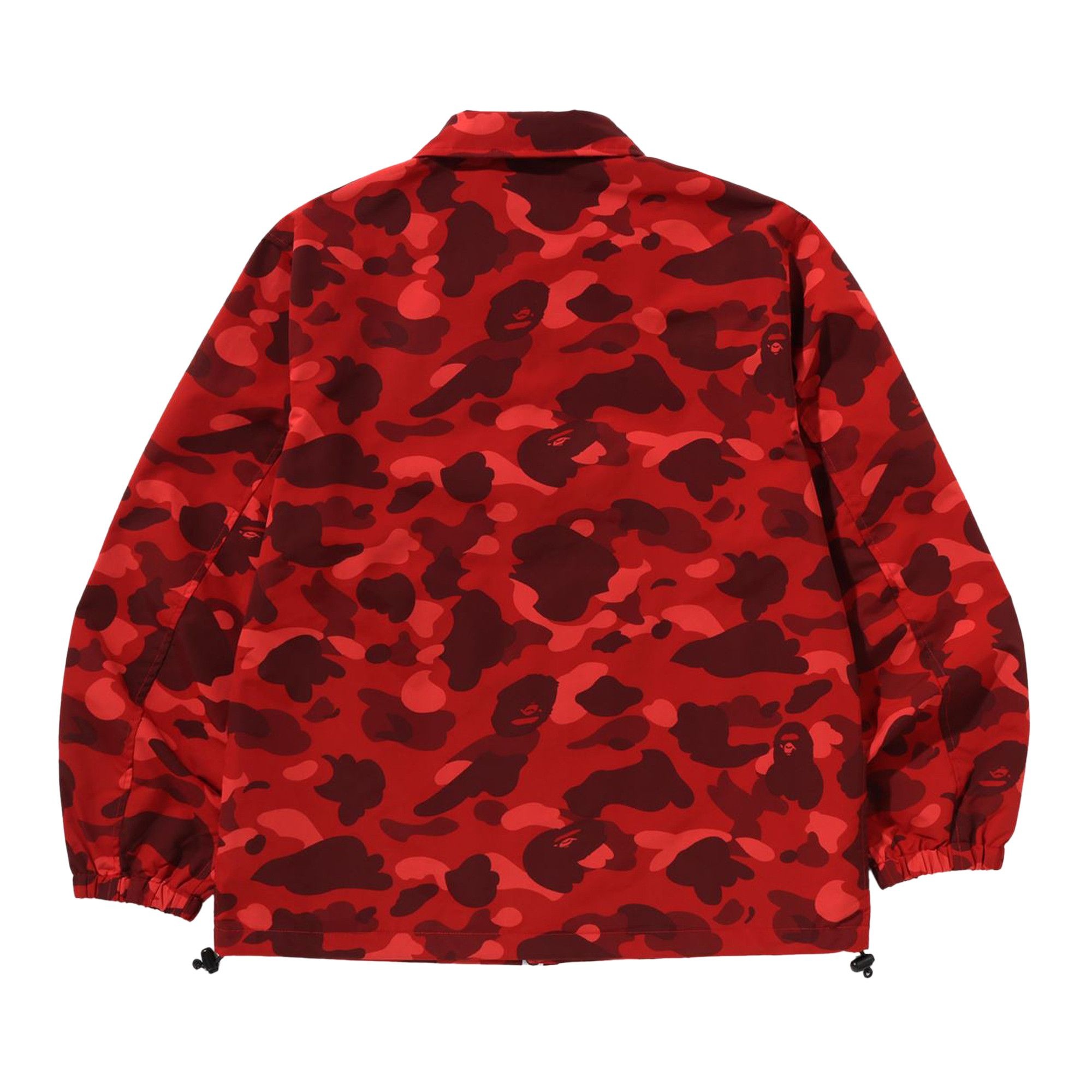 BAPE Color Camo One Point Coach Jacket 'Red' - 2