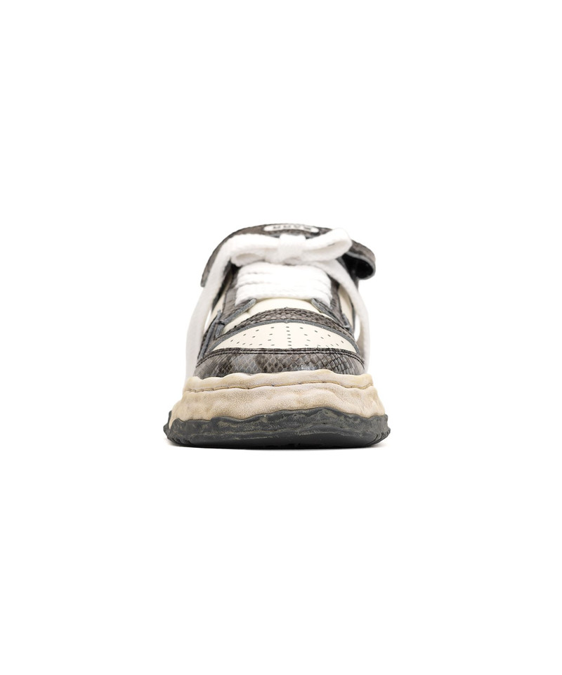 "KEITH" OG Sole Python Printed Leather Low-top Sneaker 8
