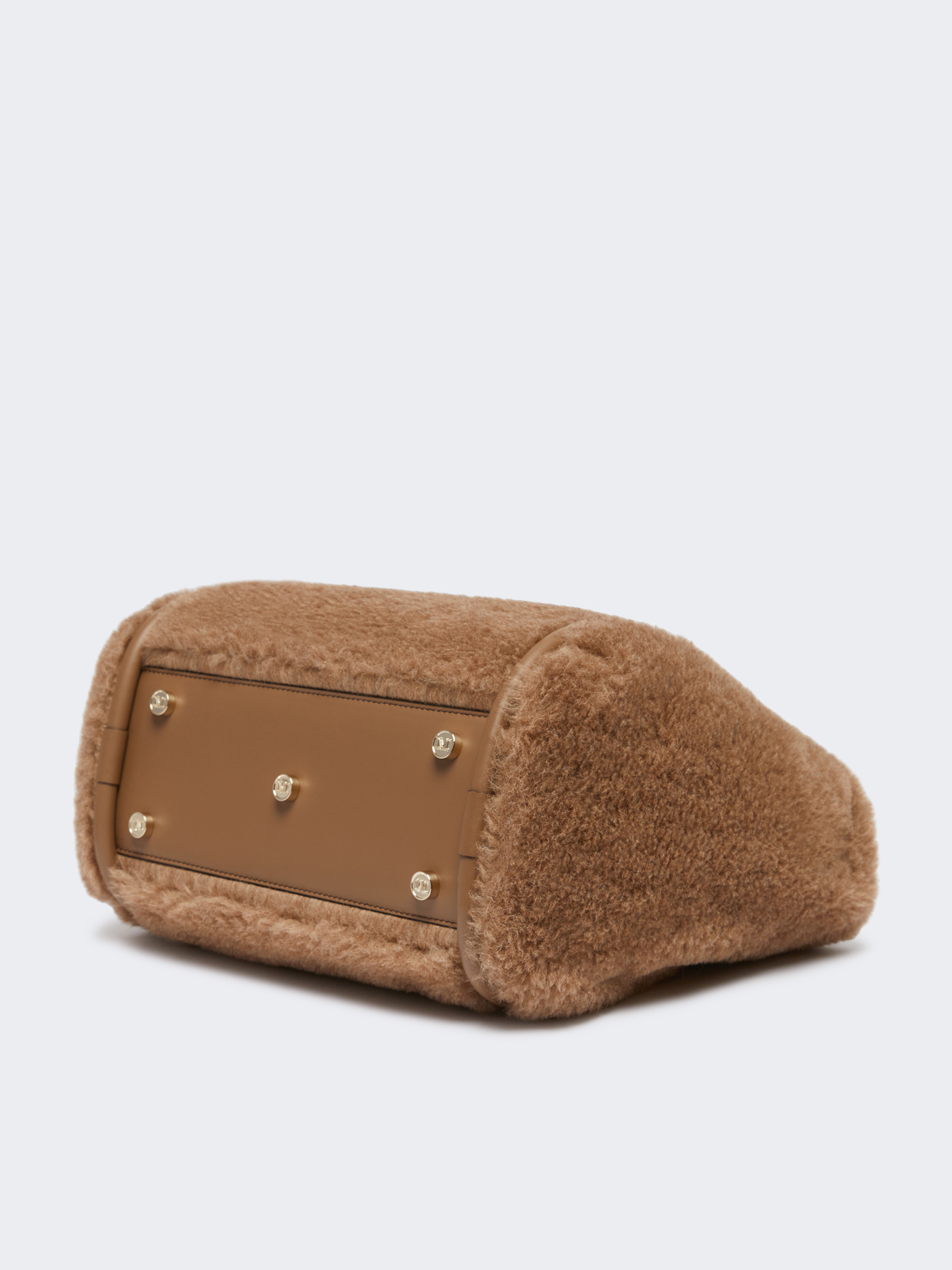 TMARINS4 Small Marine Bag in alpaca and cashmere Teddy fabric - 6