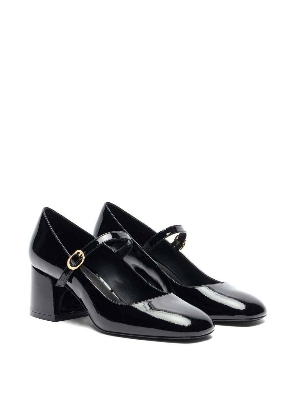 patent leather buckle pumps - 2