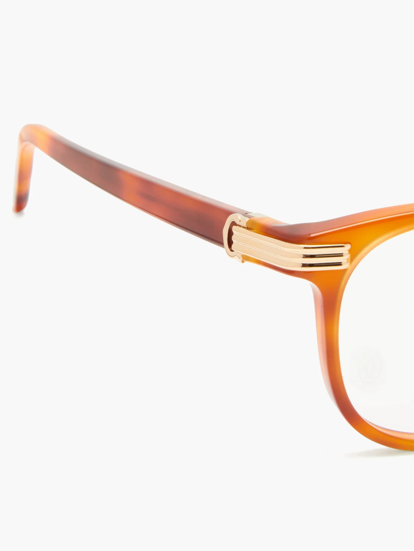 Havana round tortoiseshell-acetate glasses - 6