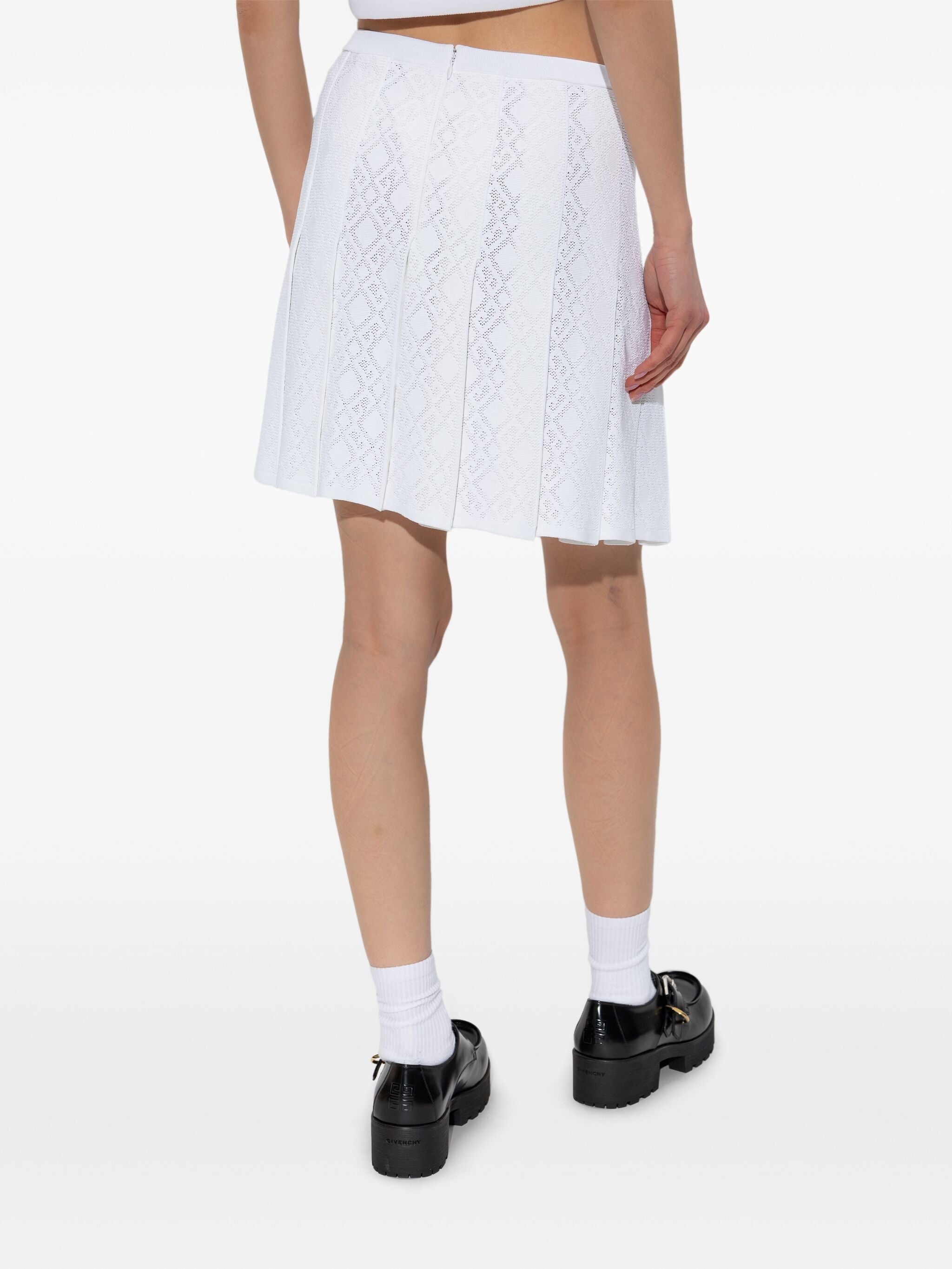 Pleated Mini Skirt - 5