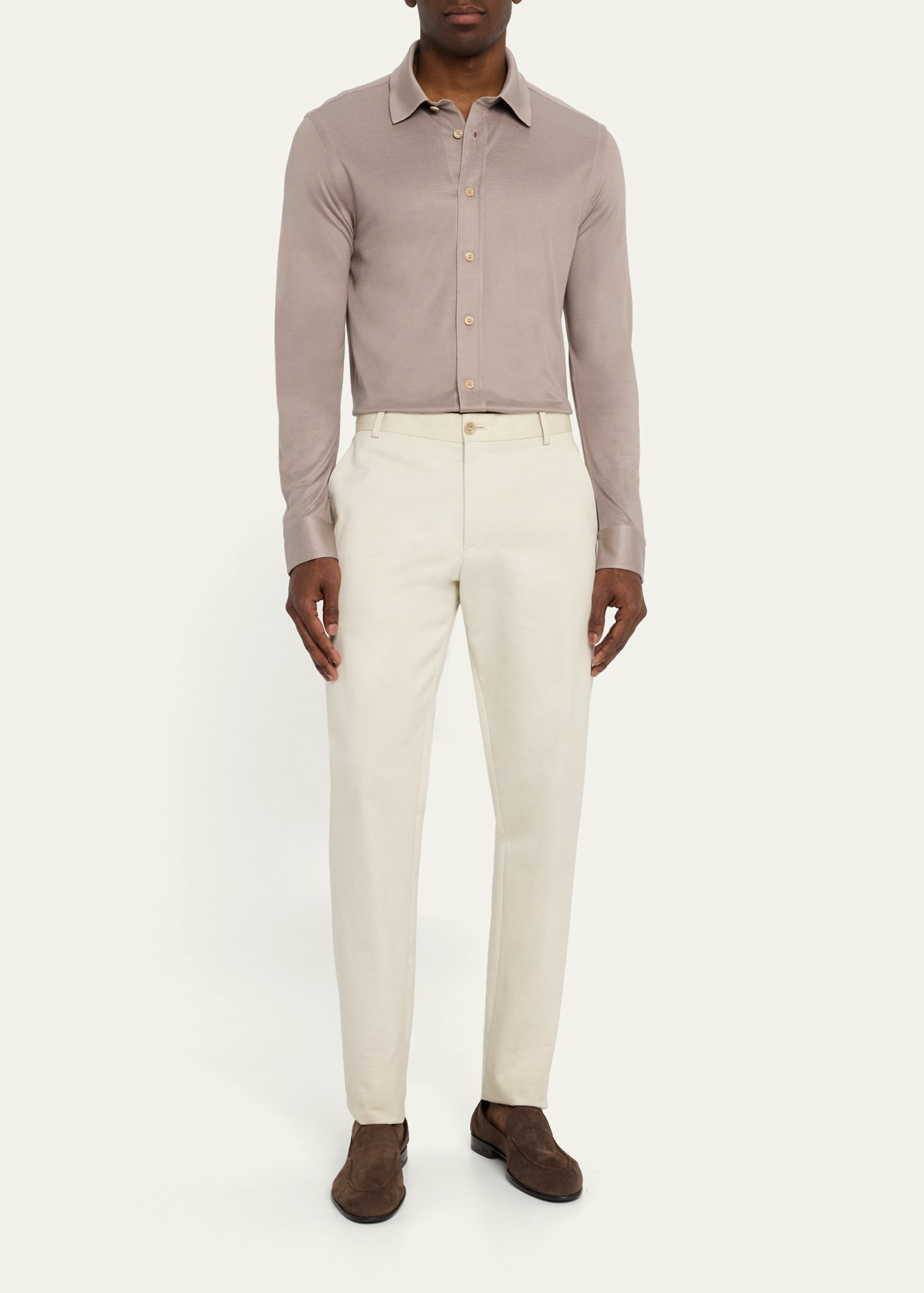 Men's Silk Pique Sport Shirt - 2
