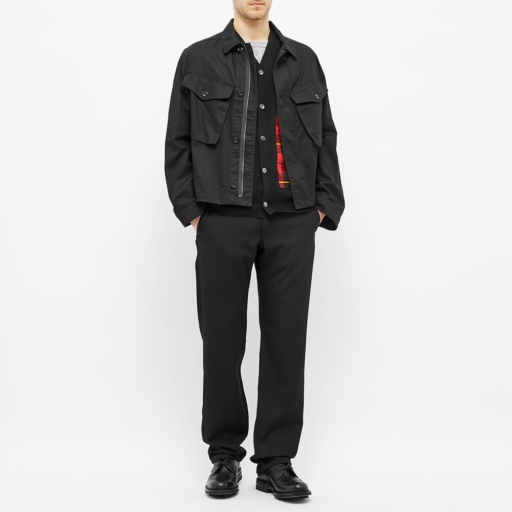 Comme des Garcons SHIRT Tartan Panel Cardigan - 6