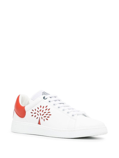 Mulberry Tree cut-out leather sneakers outlook