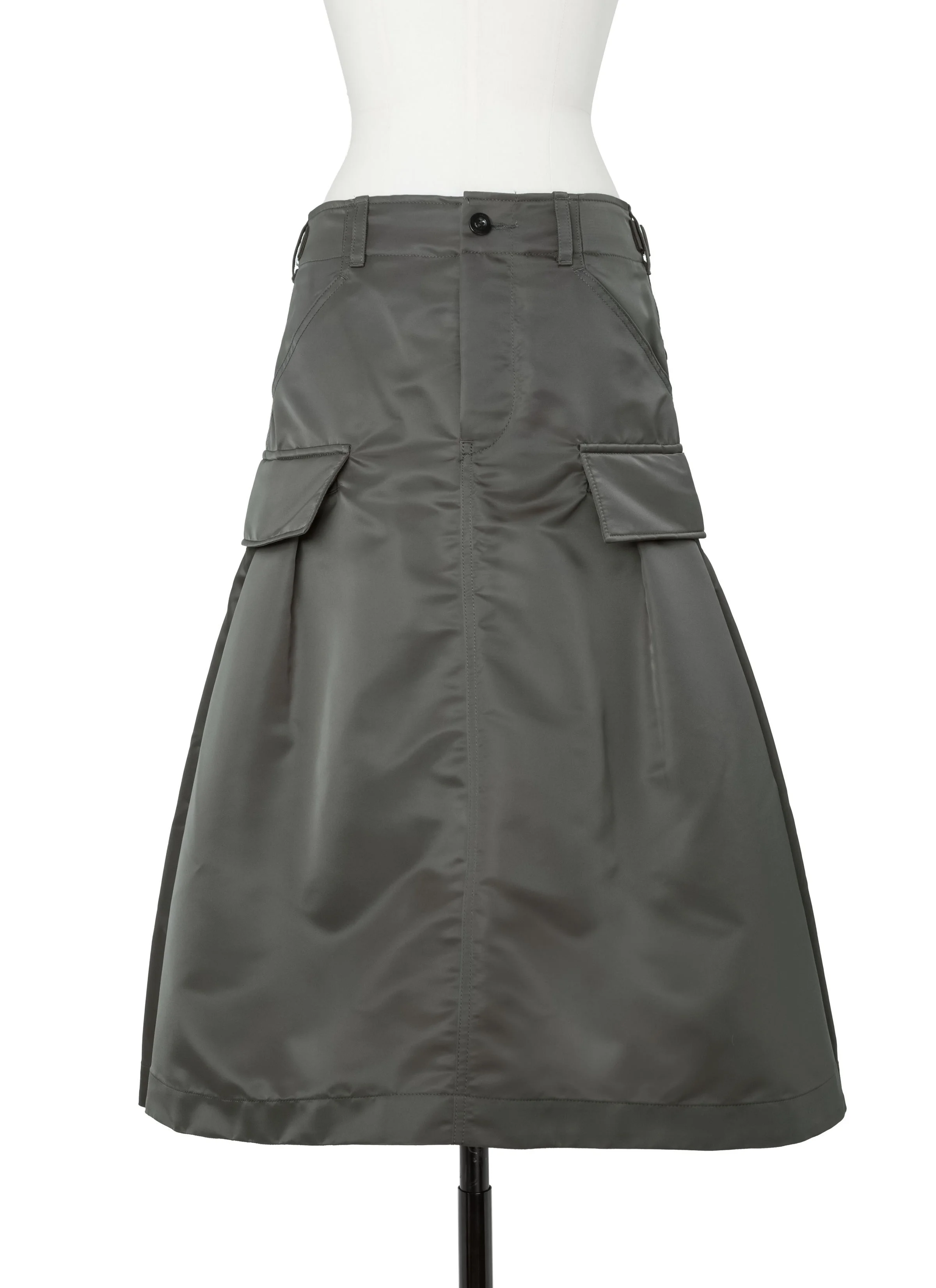 Nylon Twill Skirt - 1
