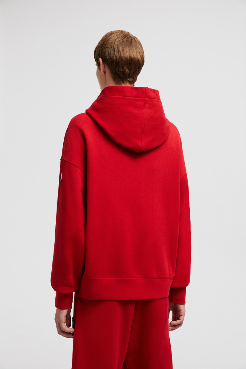 Moncler x Palm Angels Racing Logo Cotton Hoodie 5