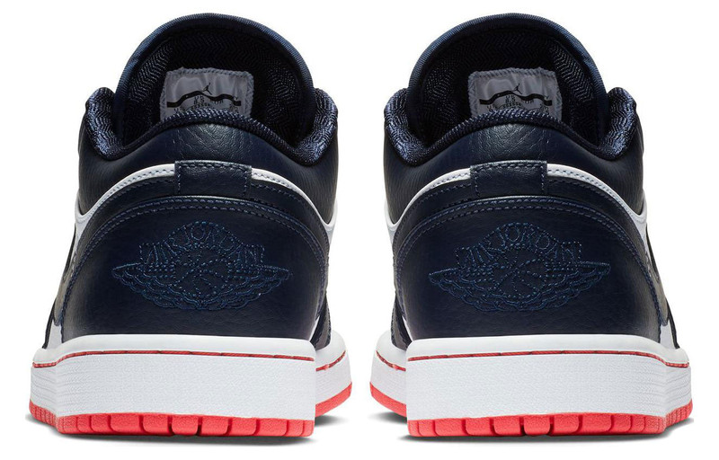 Jordan Air Jordan 1 Retro Low 'Obsidian Ember Glow' 553558-481 outlook