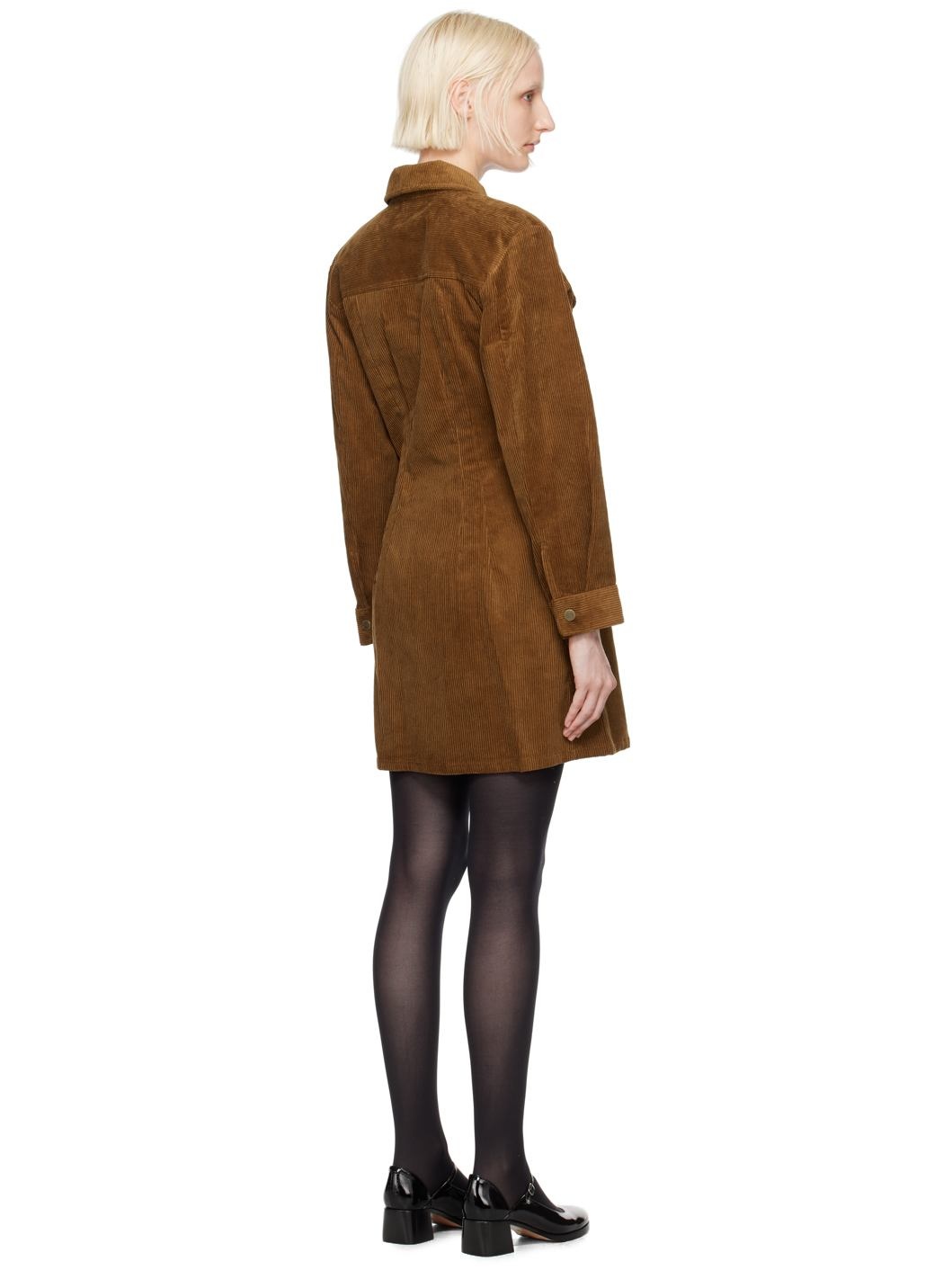 Tan Bonnie Midi Dress - 3