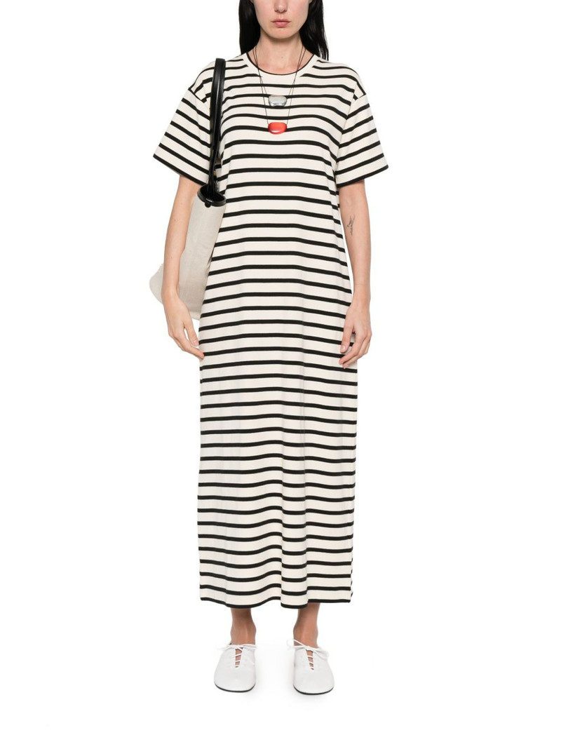 Jil Sander striped short sleeve dress outlook