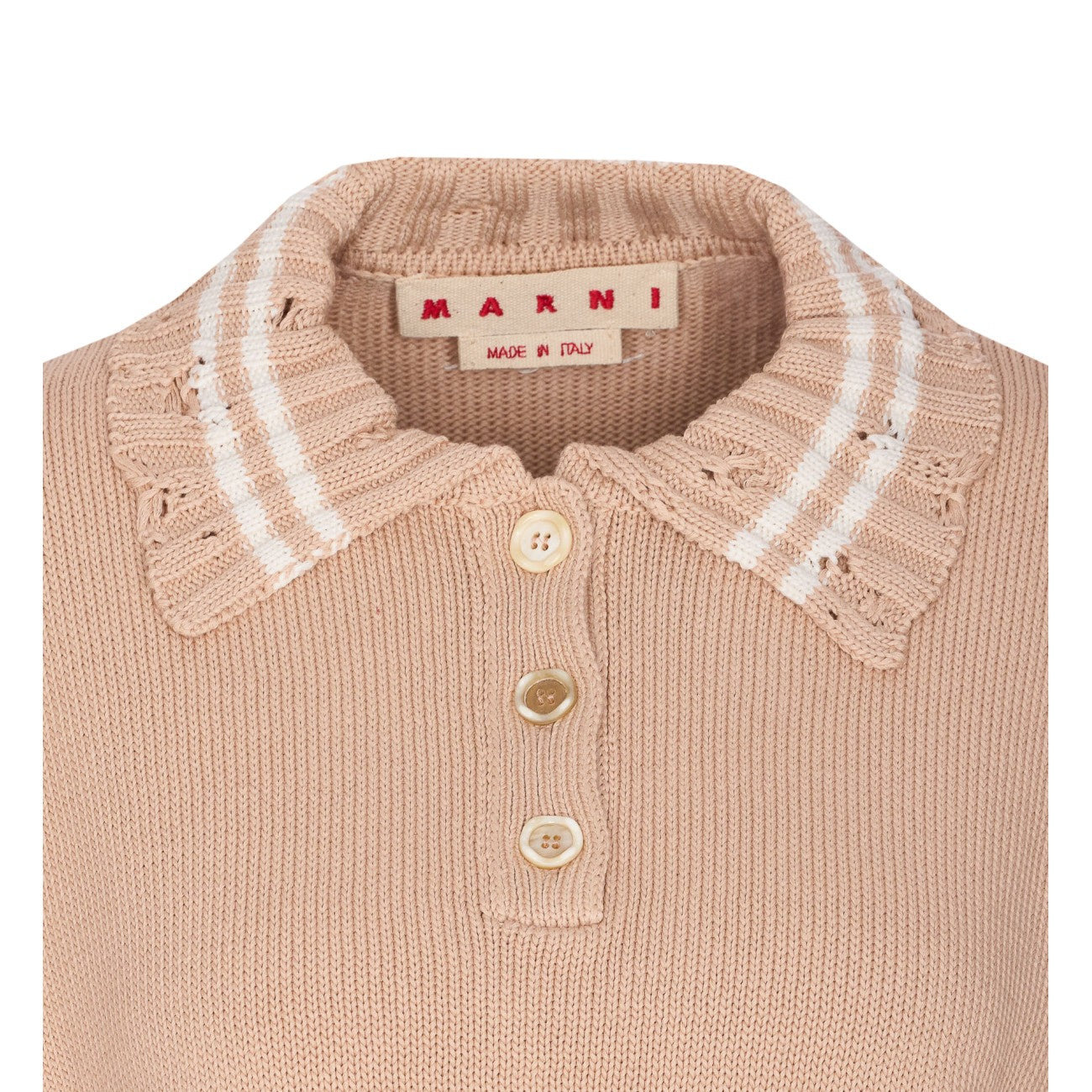 Marni Women Cotton Polo Shirt With Marni Symbol Embroidery - 4