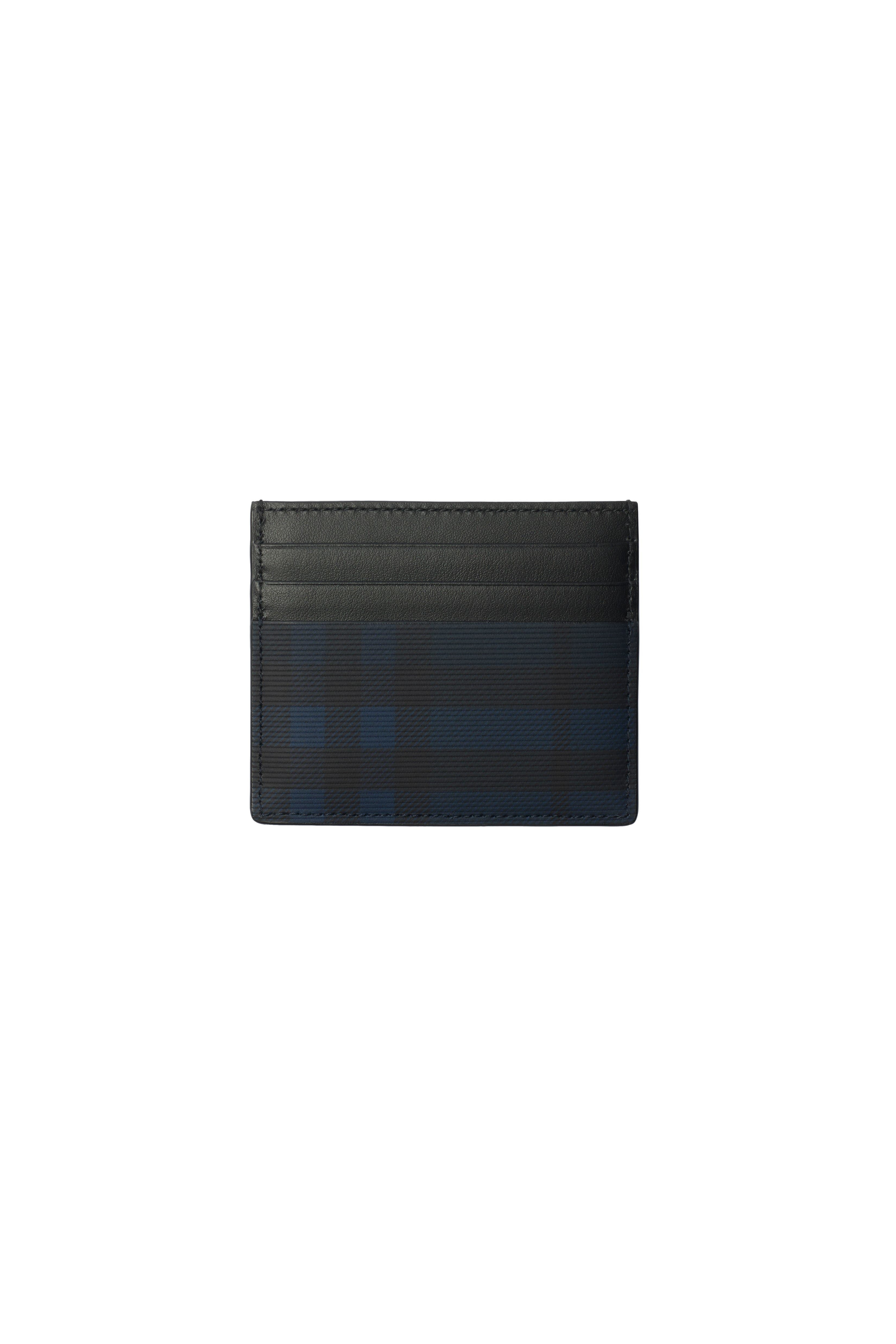 burberry Tall Check Card Case in Navy at Nordstrom - 2