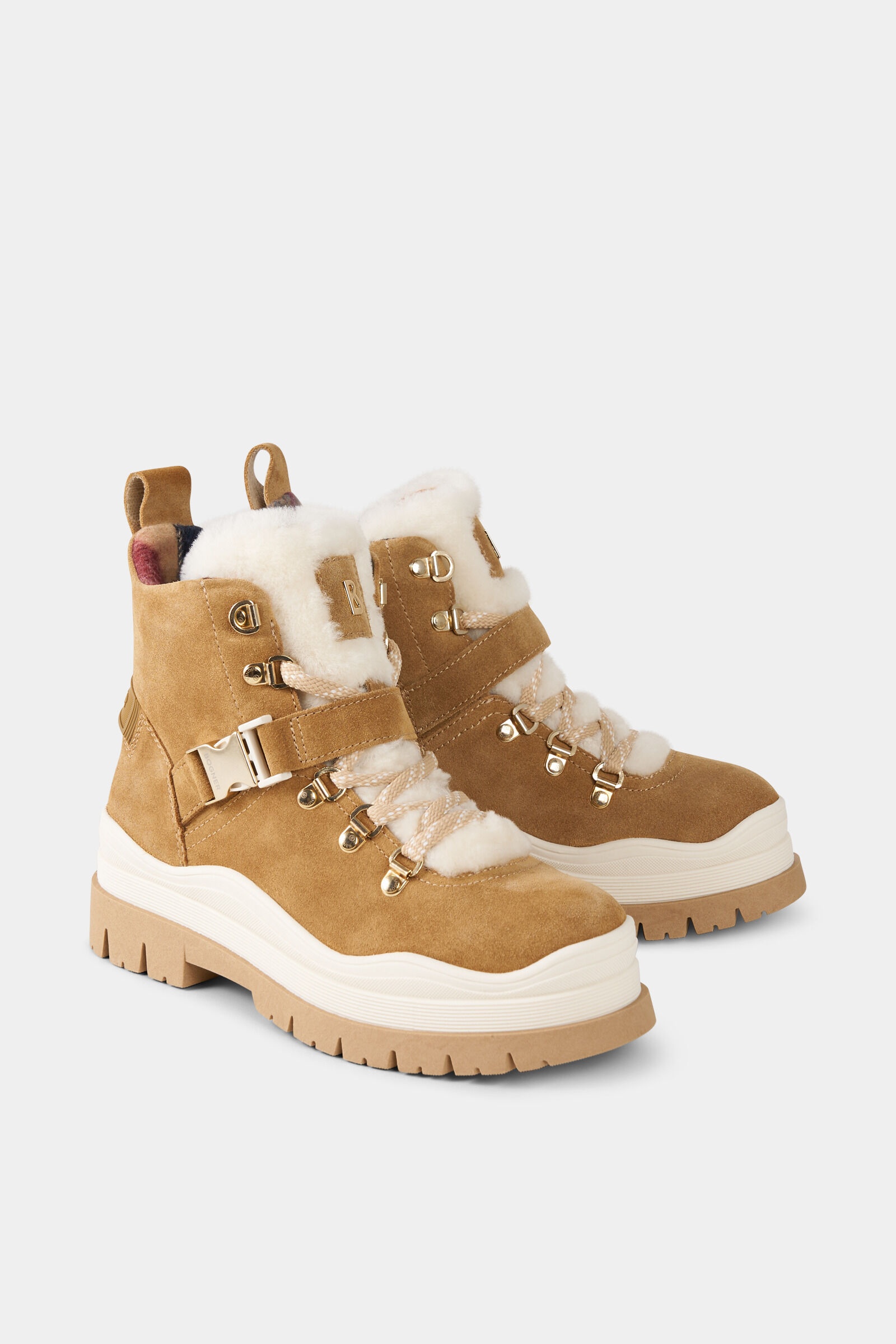 Arosa Ankle boots in Brown/Off-white - 3