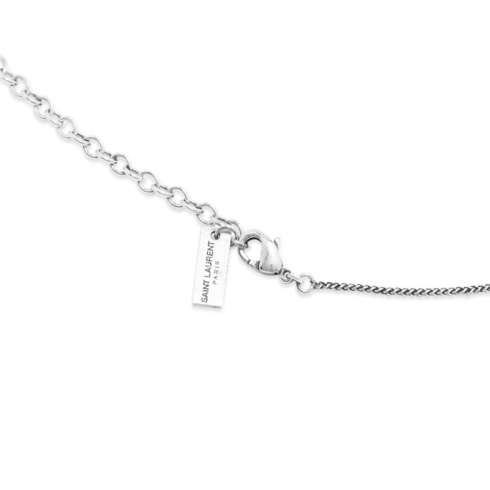 Saint Laurent Angel Charm Pendant Necklace - 3