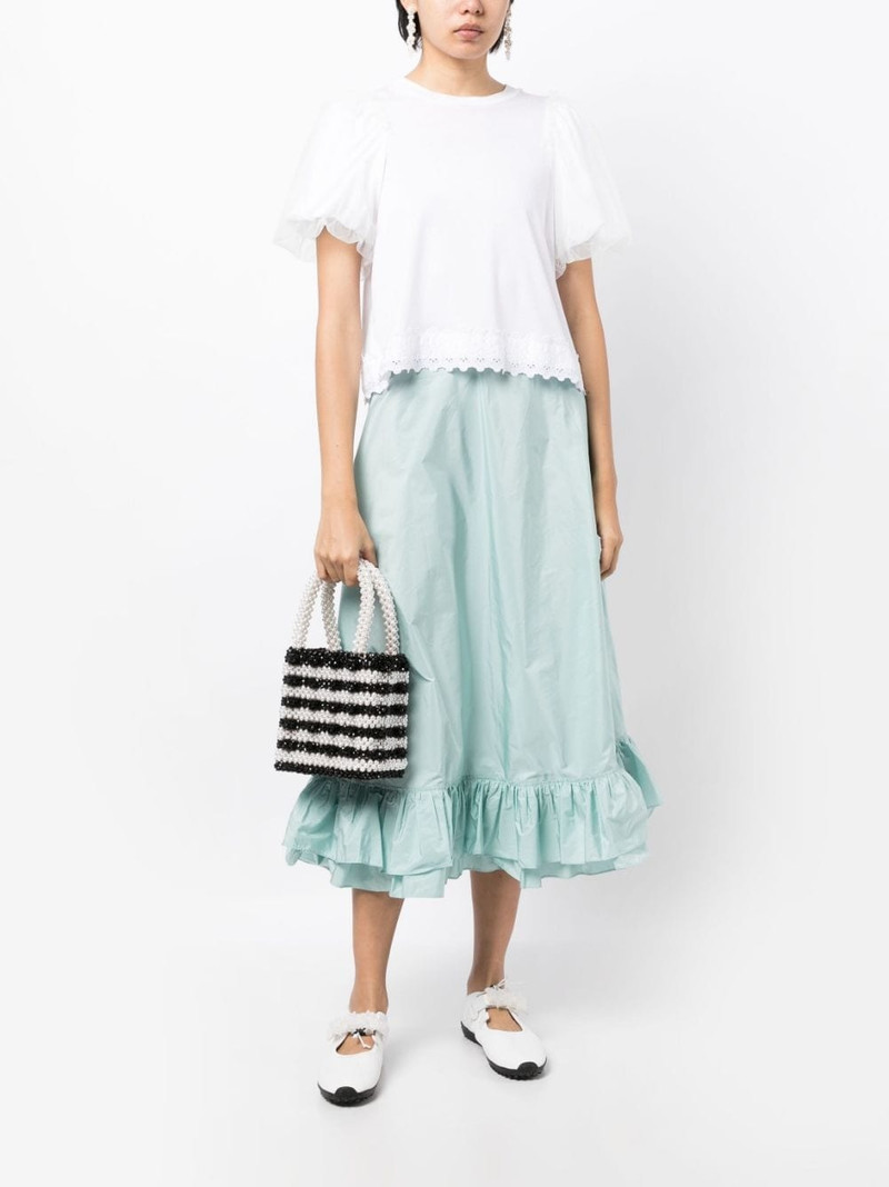 Molly Goddard Oswald high-waisted A-line skirt outlook