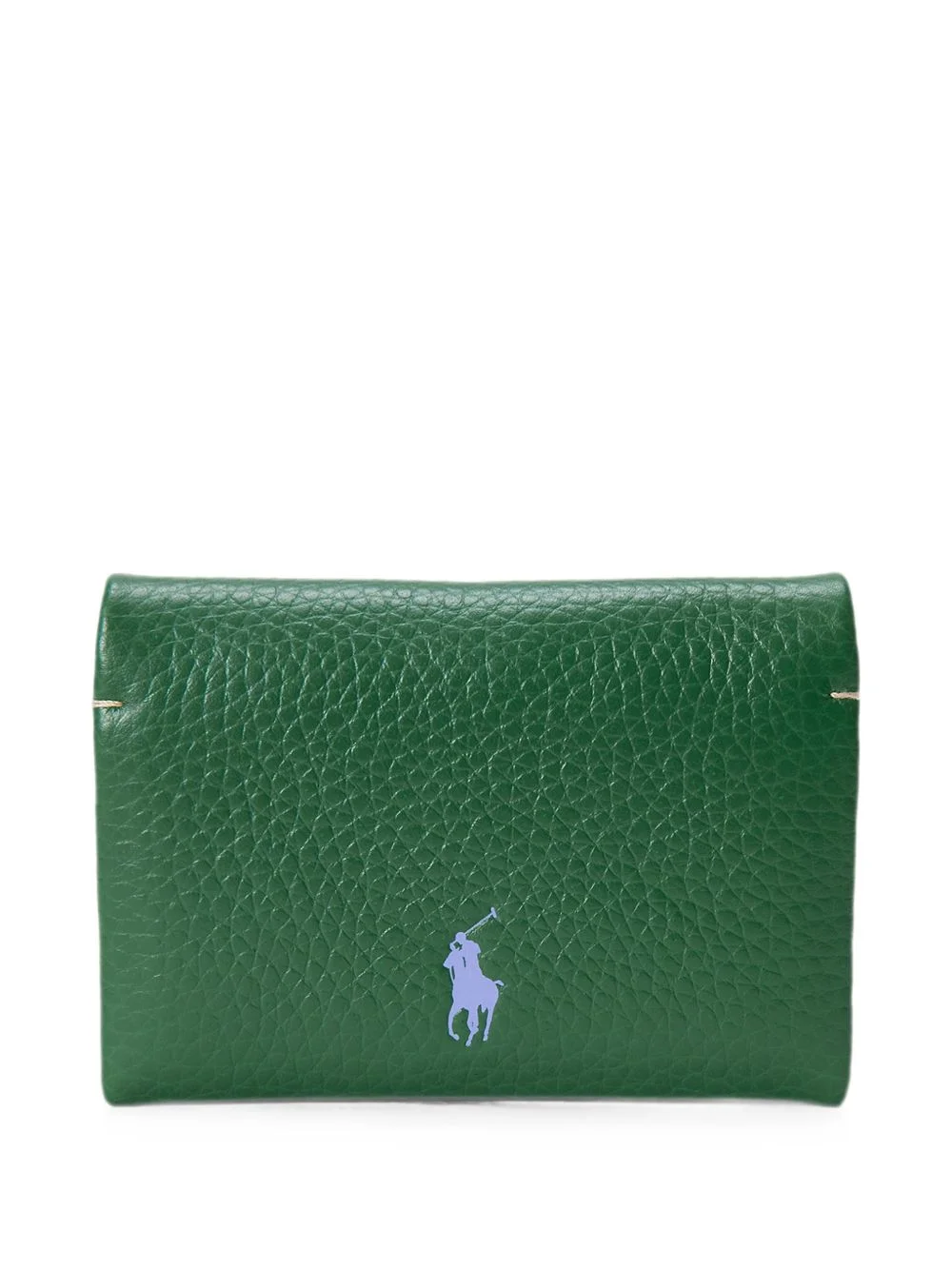 pebbled calf leather card case - 1