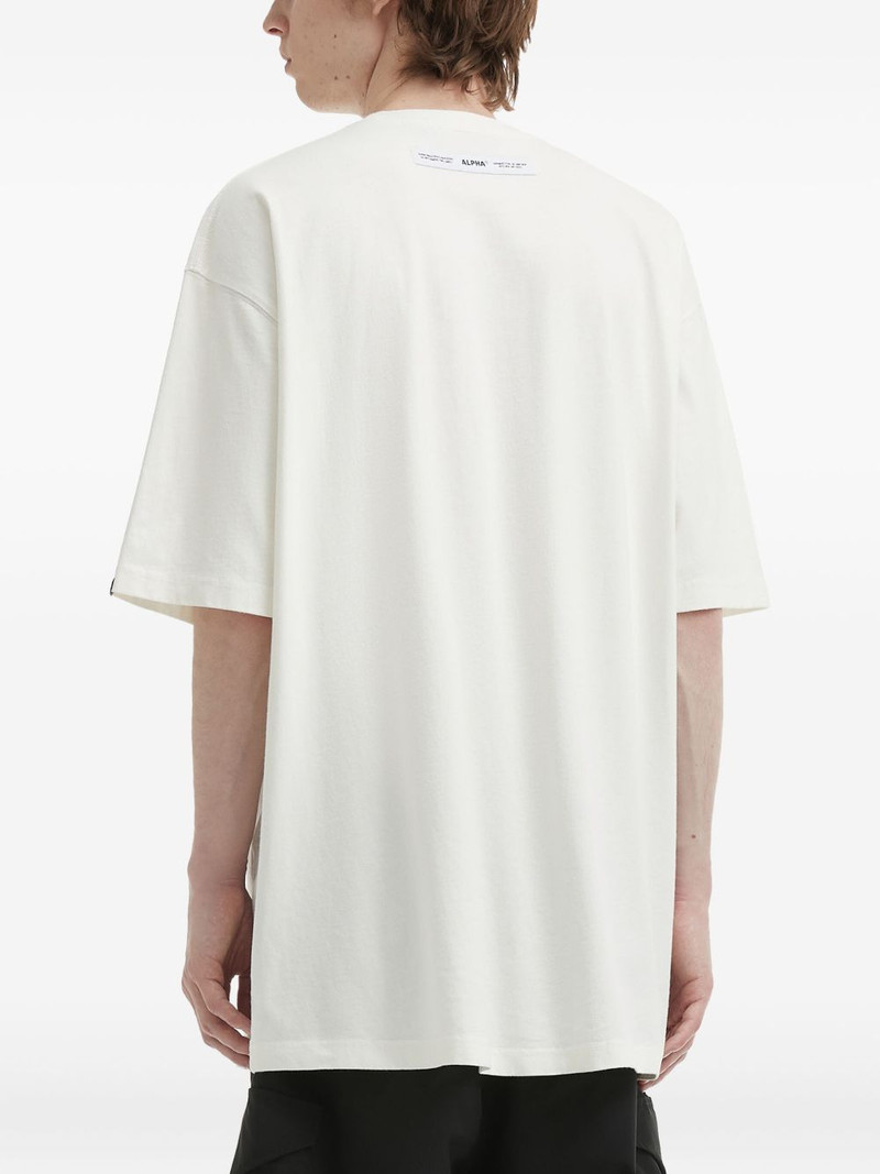 snake-graphic cotton T-shirt 4