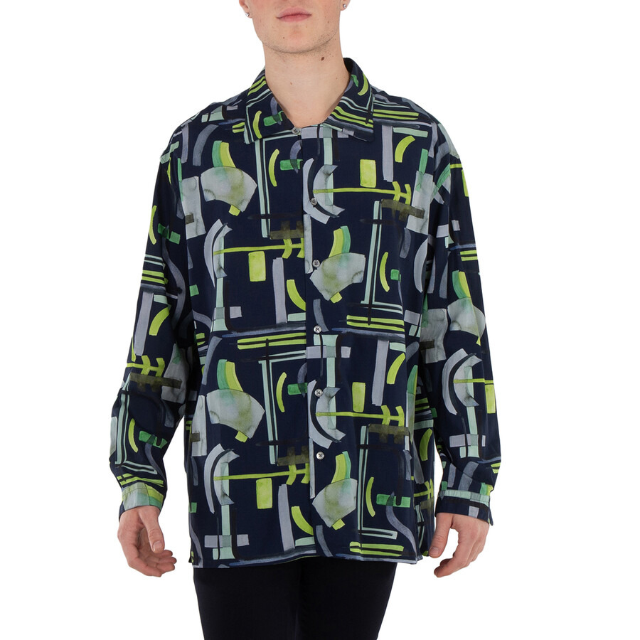 Emporio Armani All-Over Pattern Long Sleeved Shirt - 3