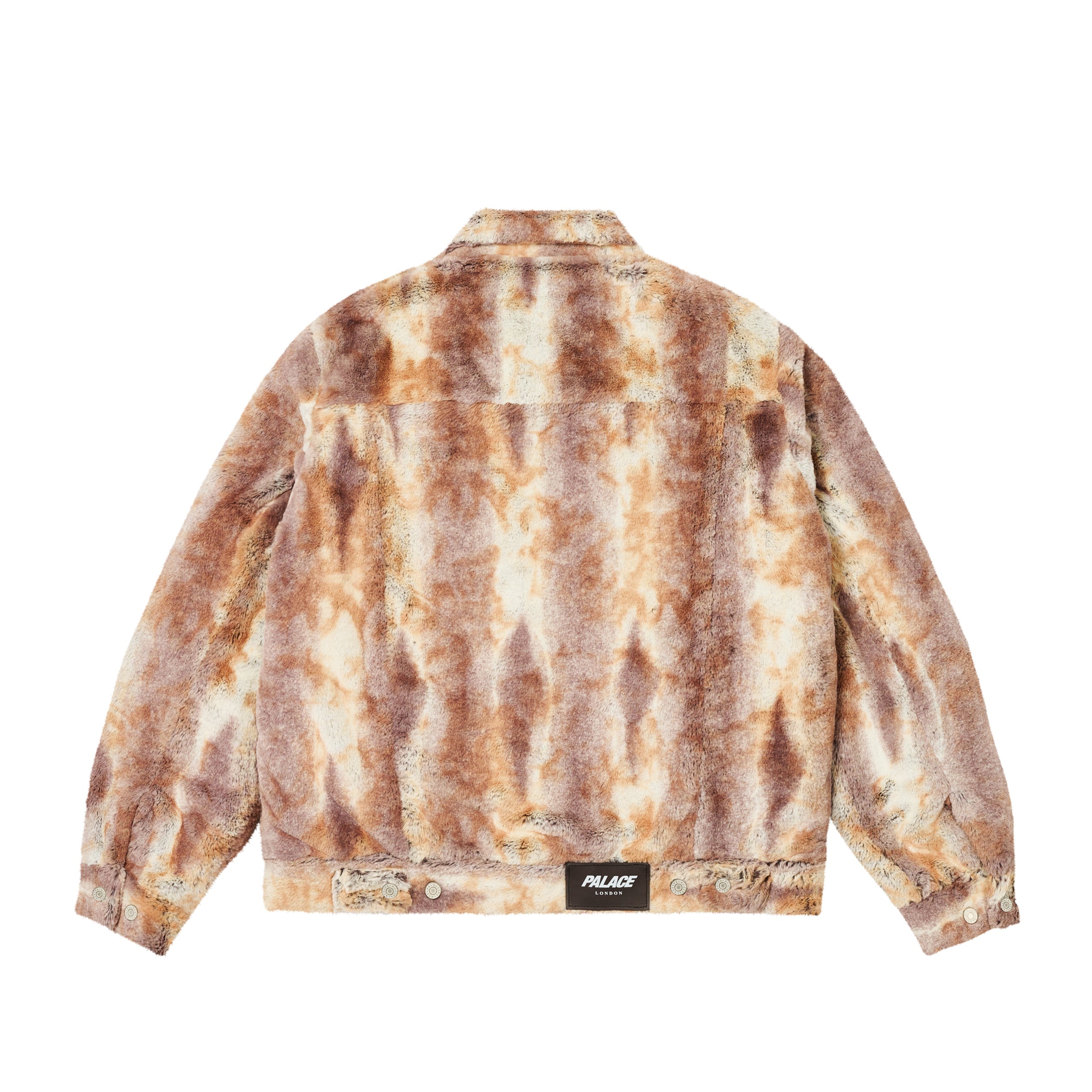 FURRY TRUCKER JACKET BROWN - 2